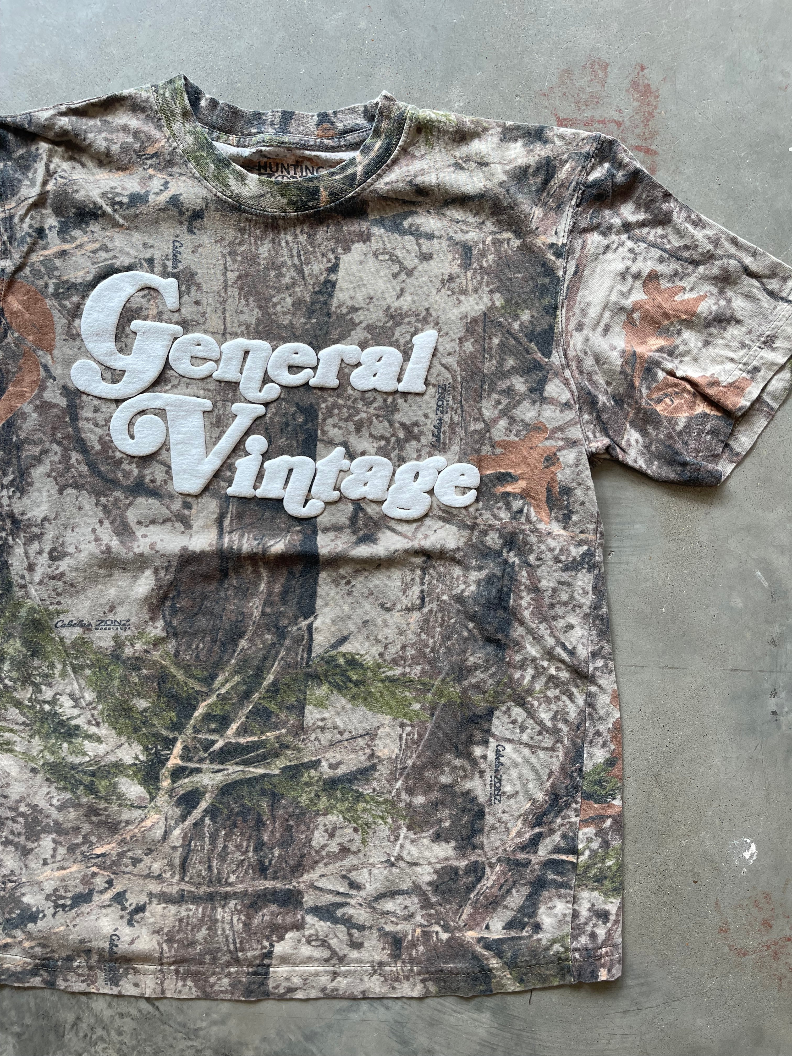 General Vintage Camo Puff Print Shirt (M)