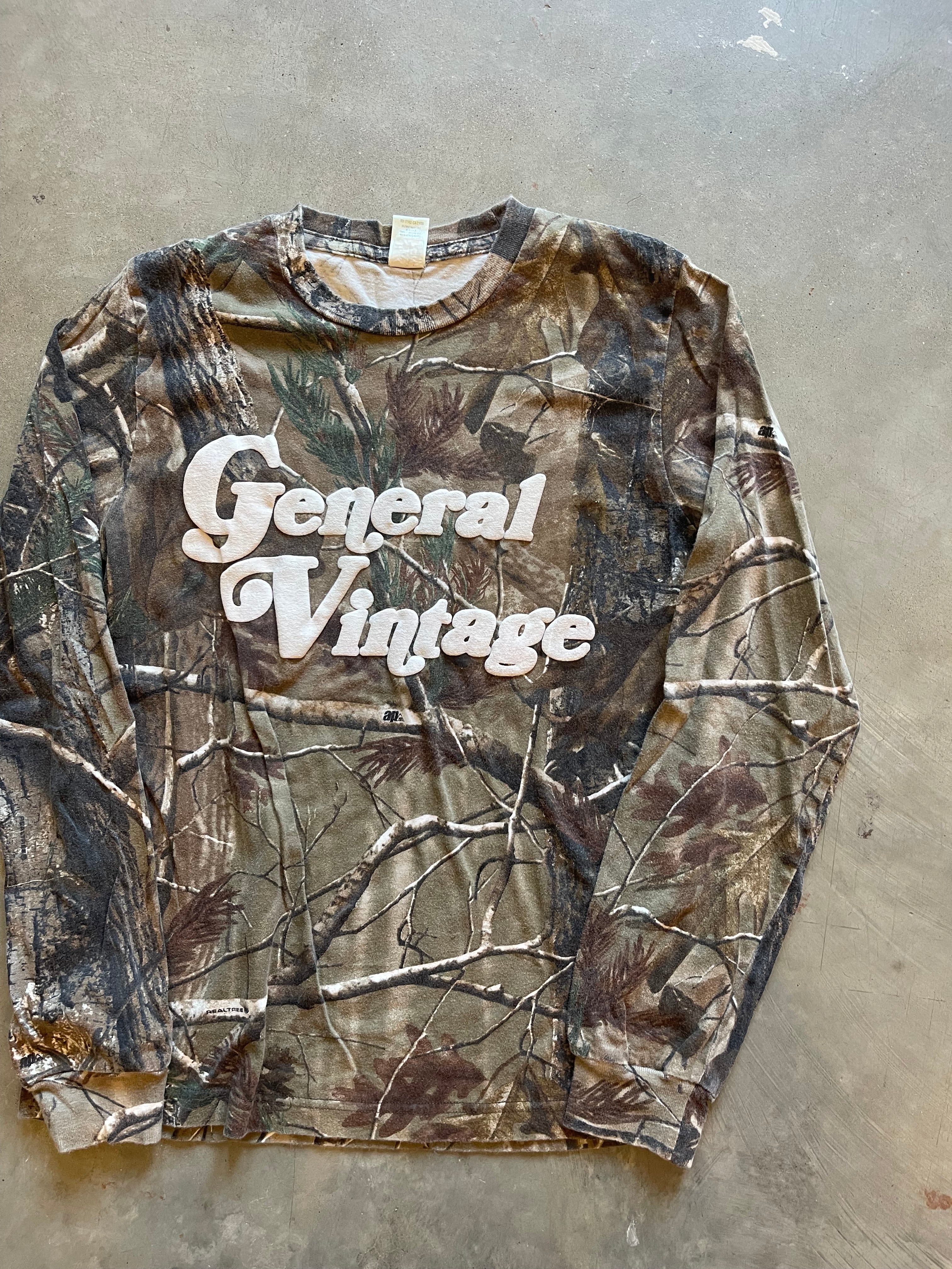 General Vintage Camo Puff Print Shirt (S)