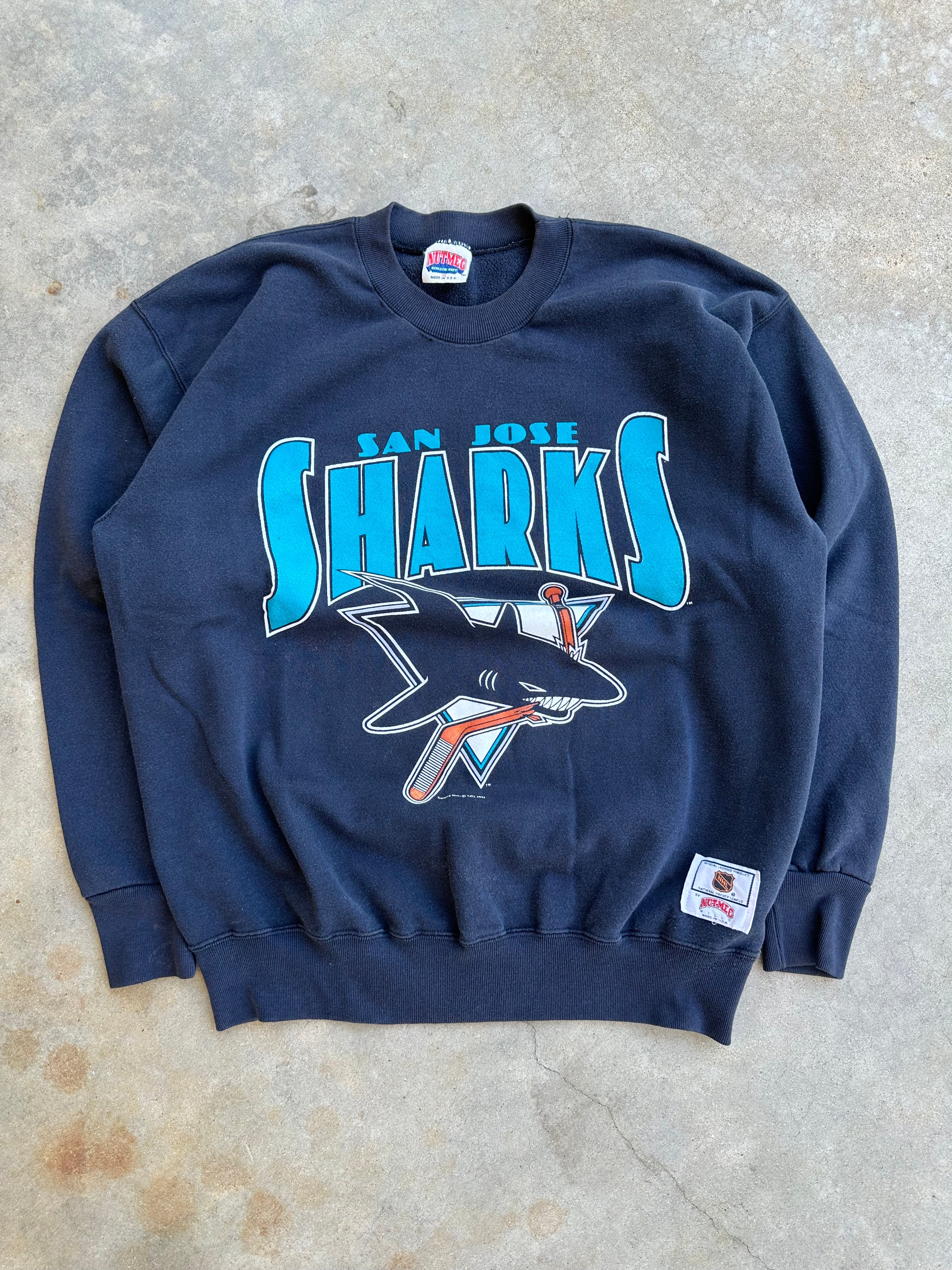 1990s San Jose Sharks Nutmeg Crewneck (XL)