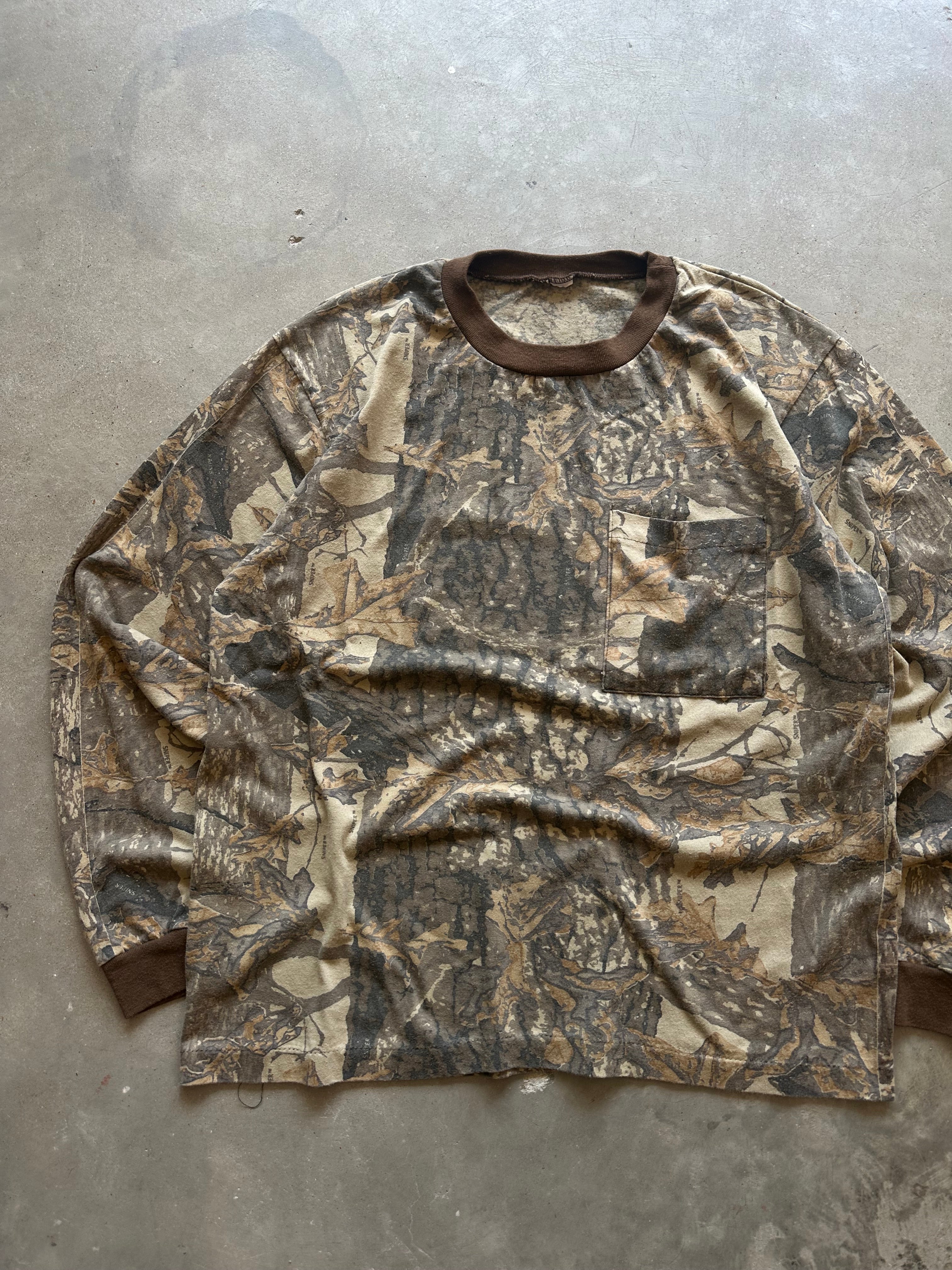 1990s Sniper Camo Longsleeve T-Shirt (M)