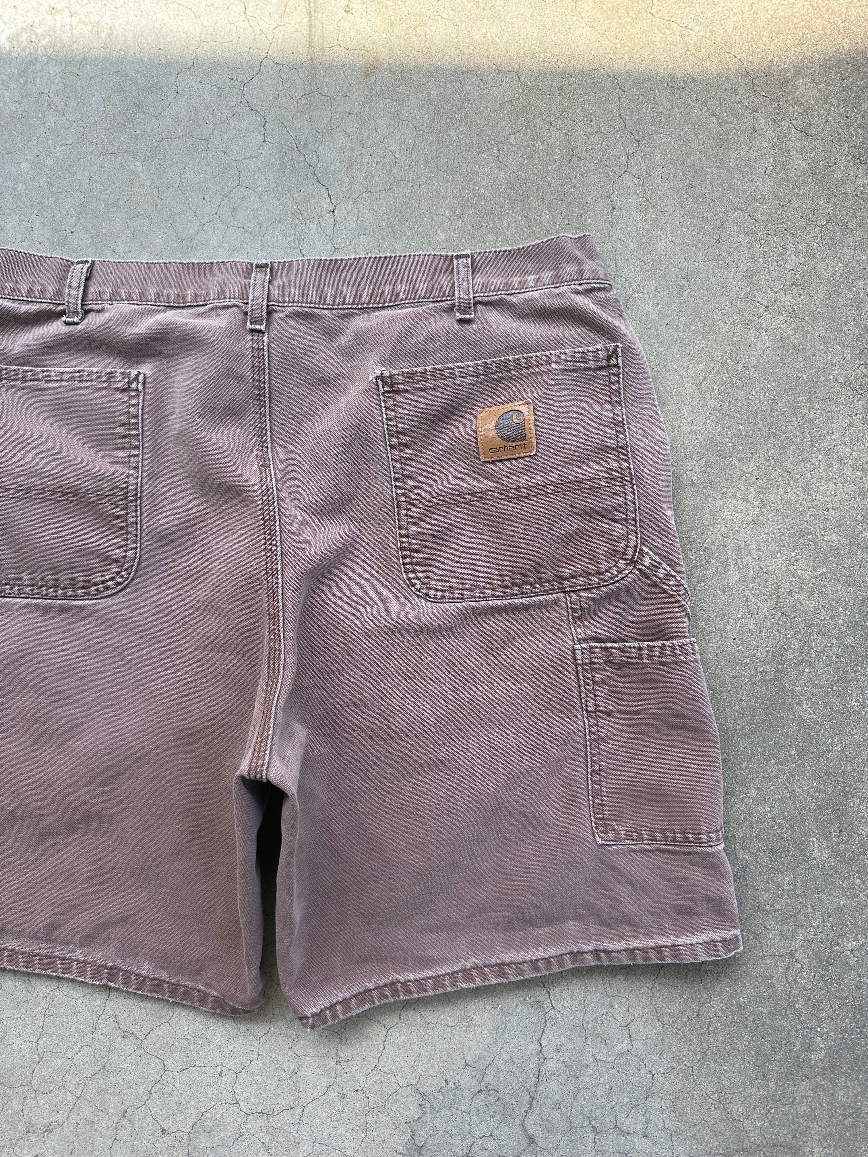 Vintage Faded Carhartt Brown Shorts (38”)