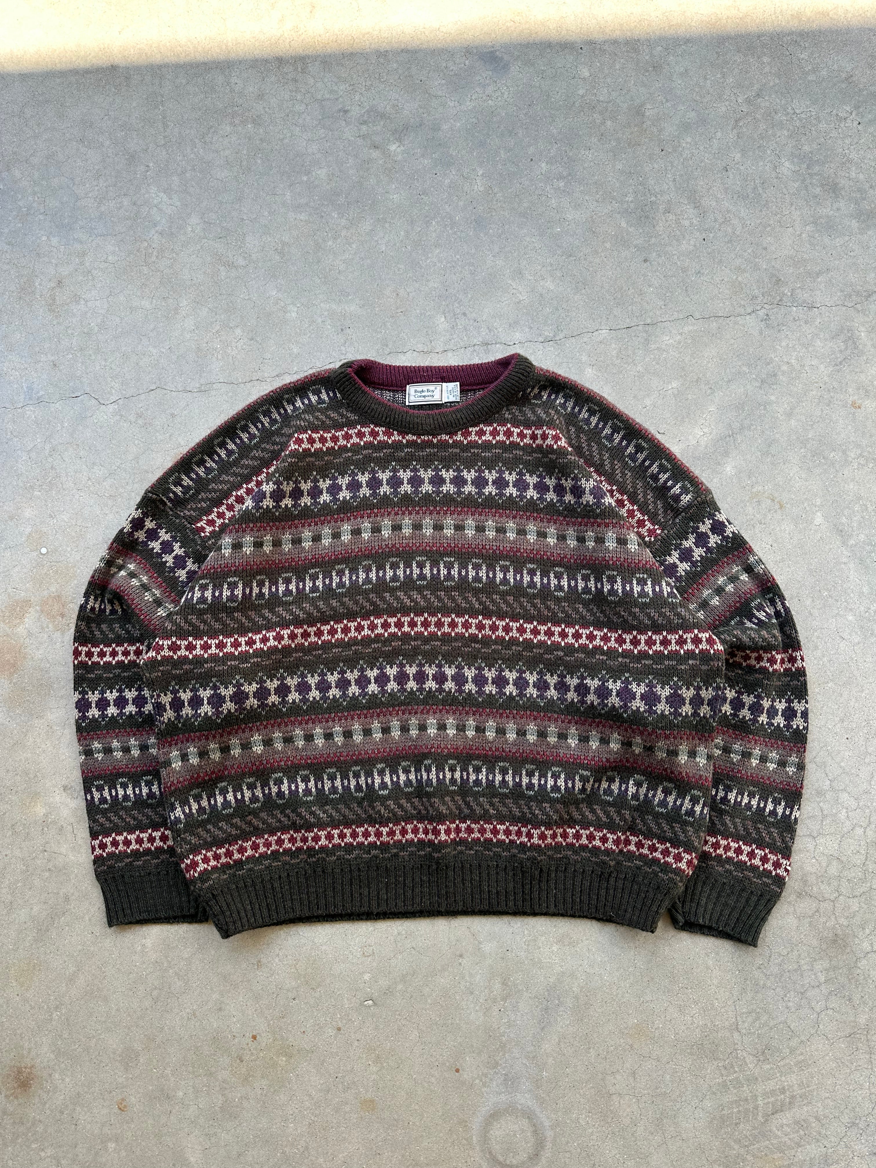 1990s Bugle Boy Knit Sweater (XL/XXL)