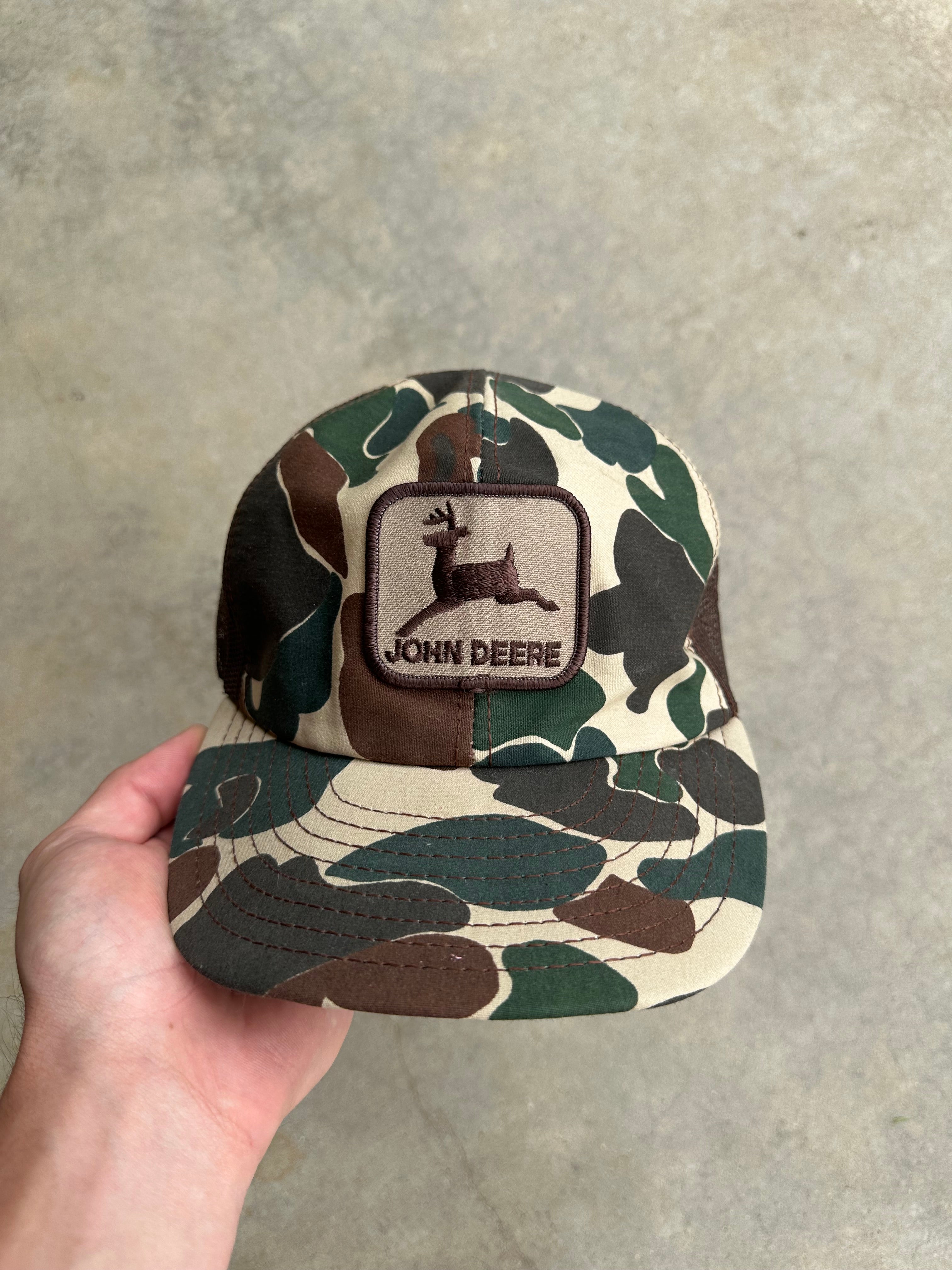 1980s John Deere Duck Camo Trucker Hat