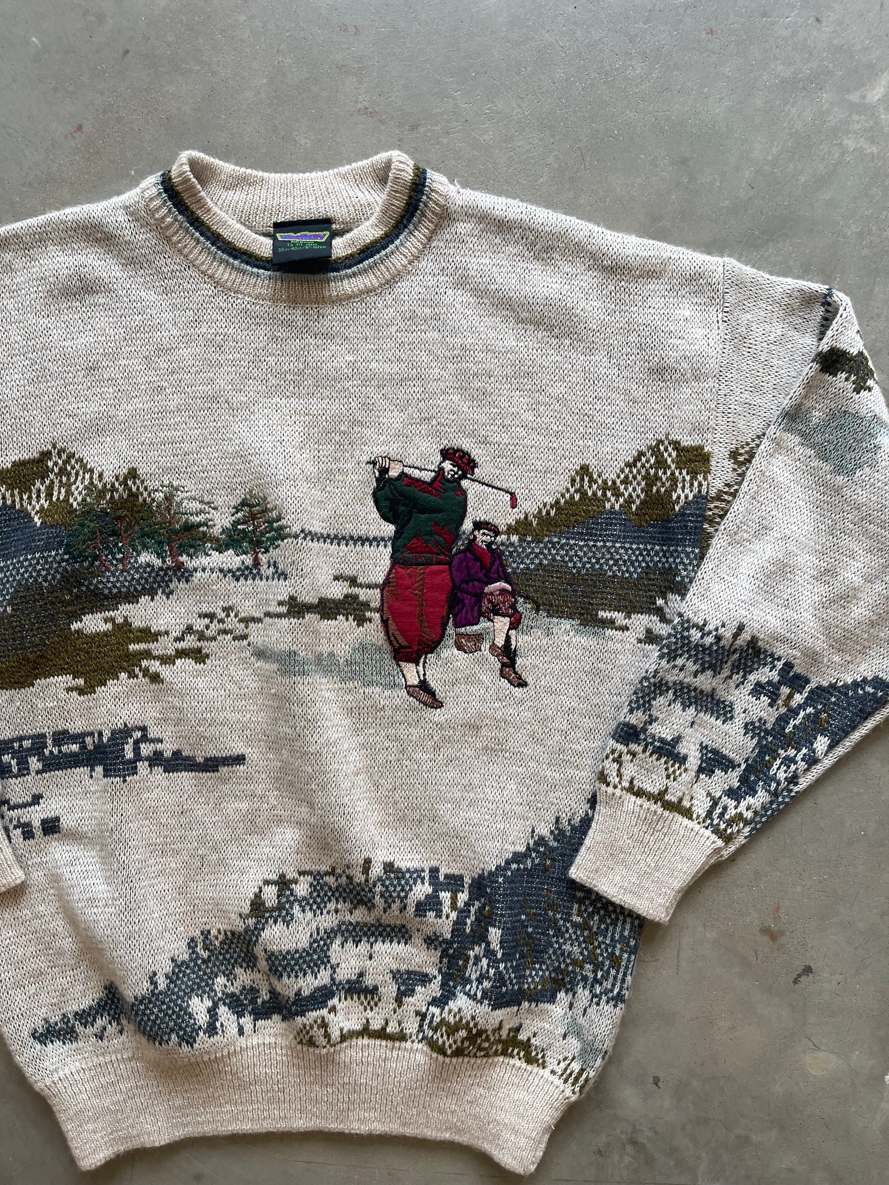 Vintage Golf Sweater (M)