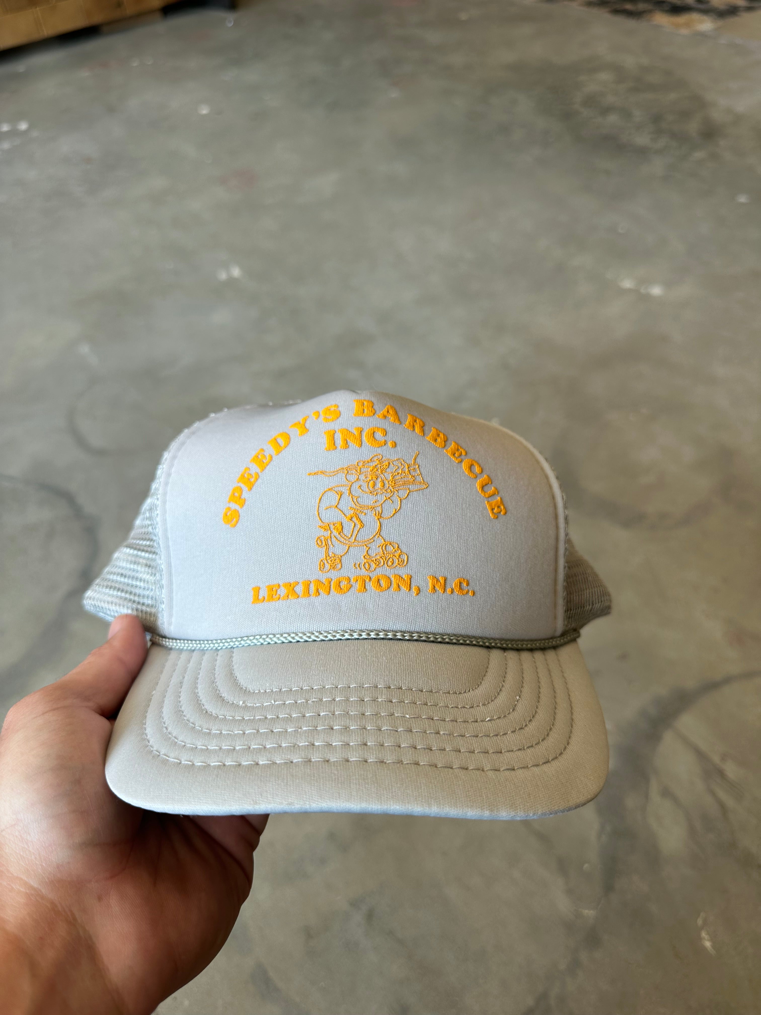 Vintage Speedy’s Barbecue Inc. Trucker Hat