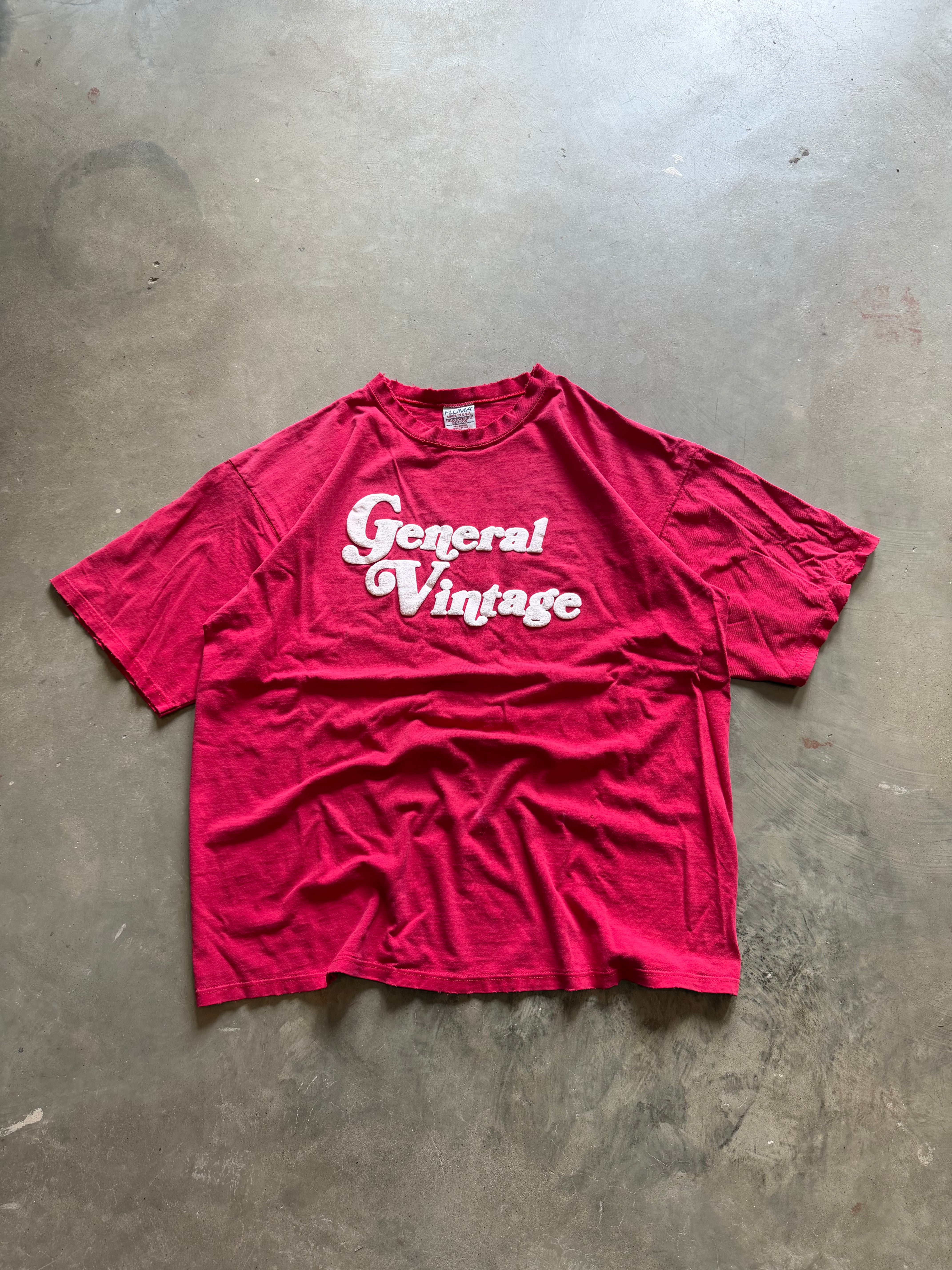 Thrashed General Vintage Puff Print Shirt (XL)