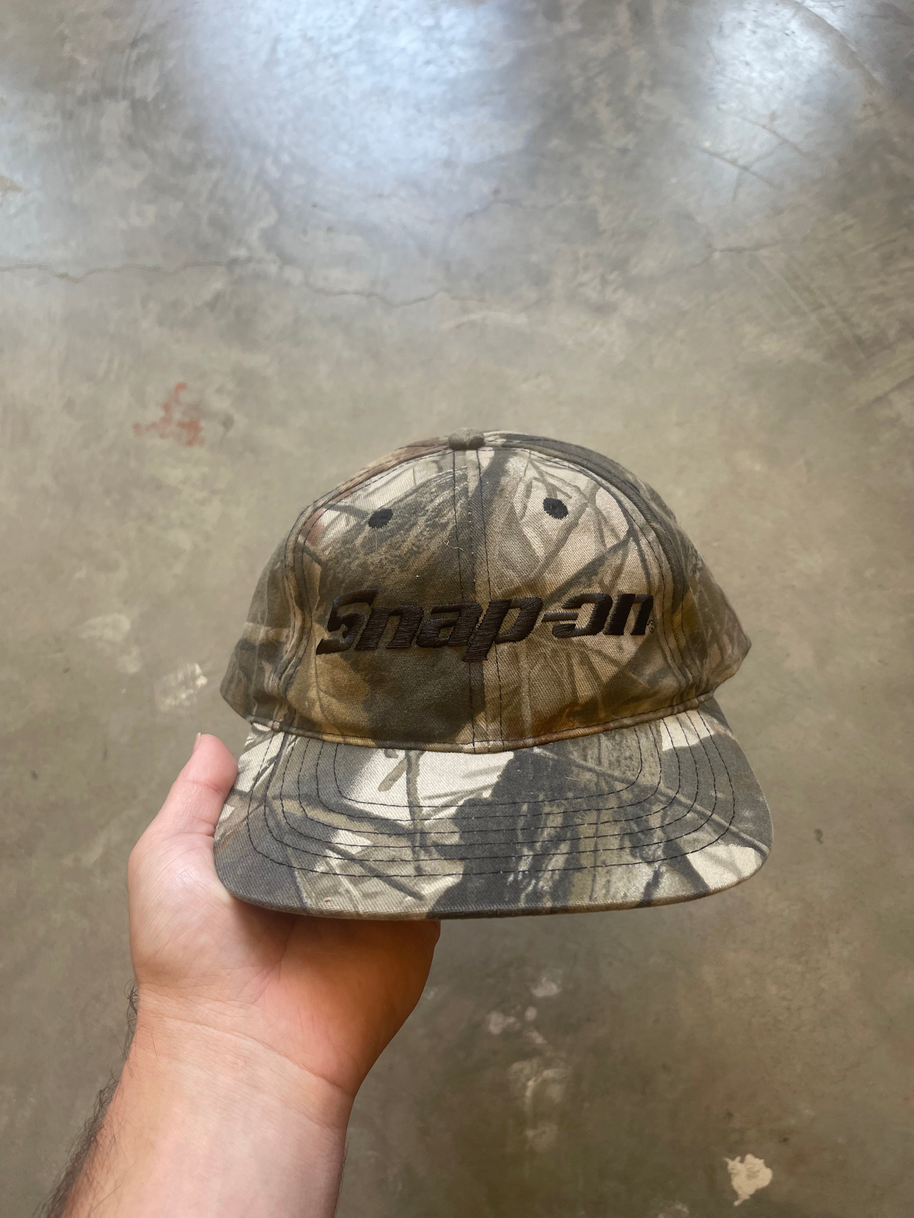 Vintage Camo Snap-On Hat
