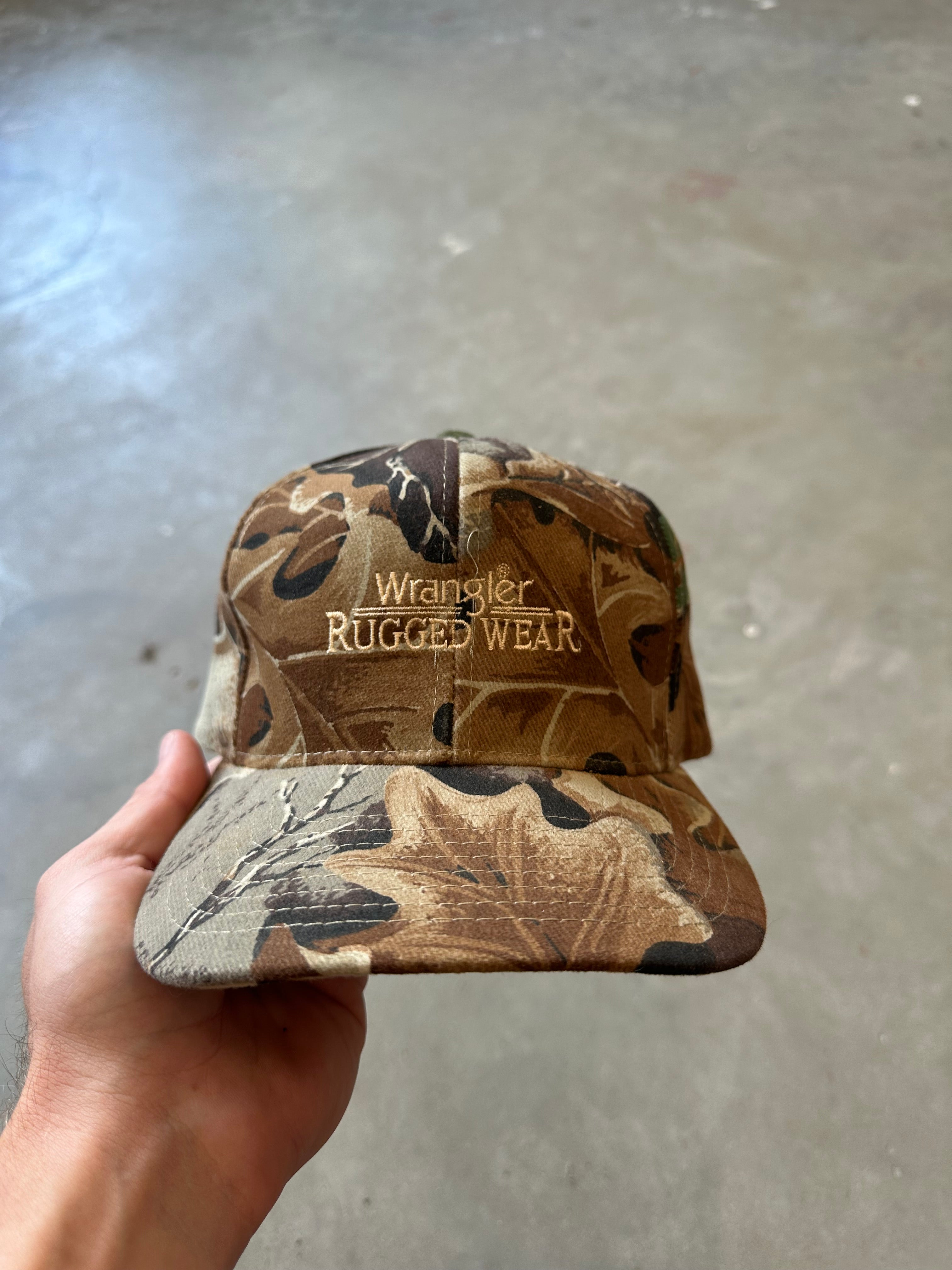 Vintage Wrangler Rugged Wear Strap Back Hat