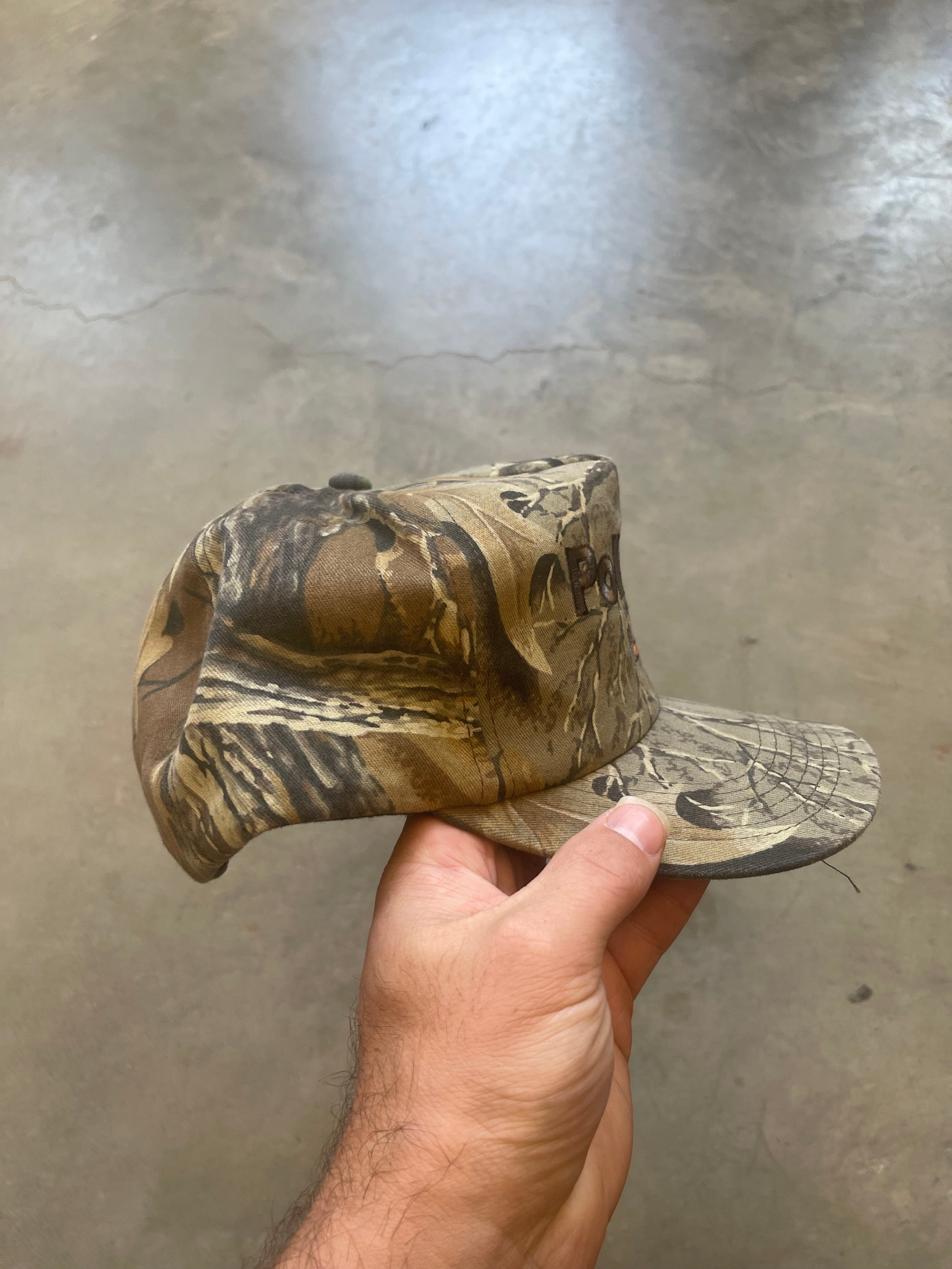 Vintage Realtree Camo Pollock Paper Company Hat