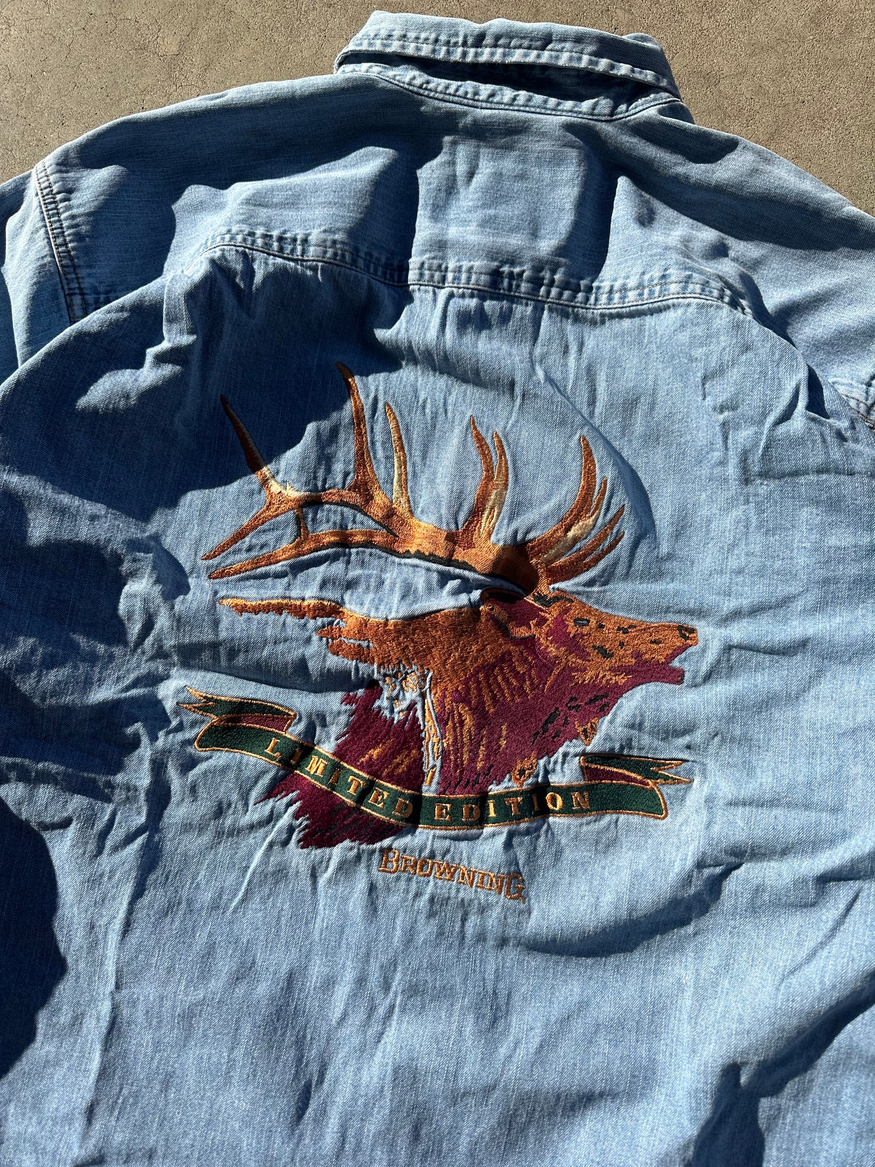 Vintage Browning Elk Limited Edition Button Up (M)