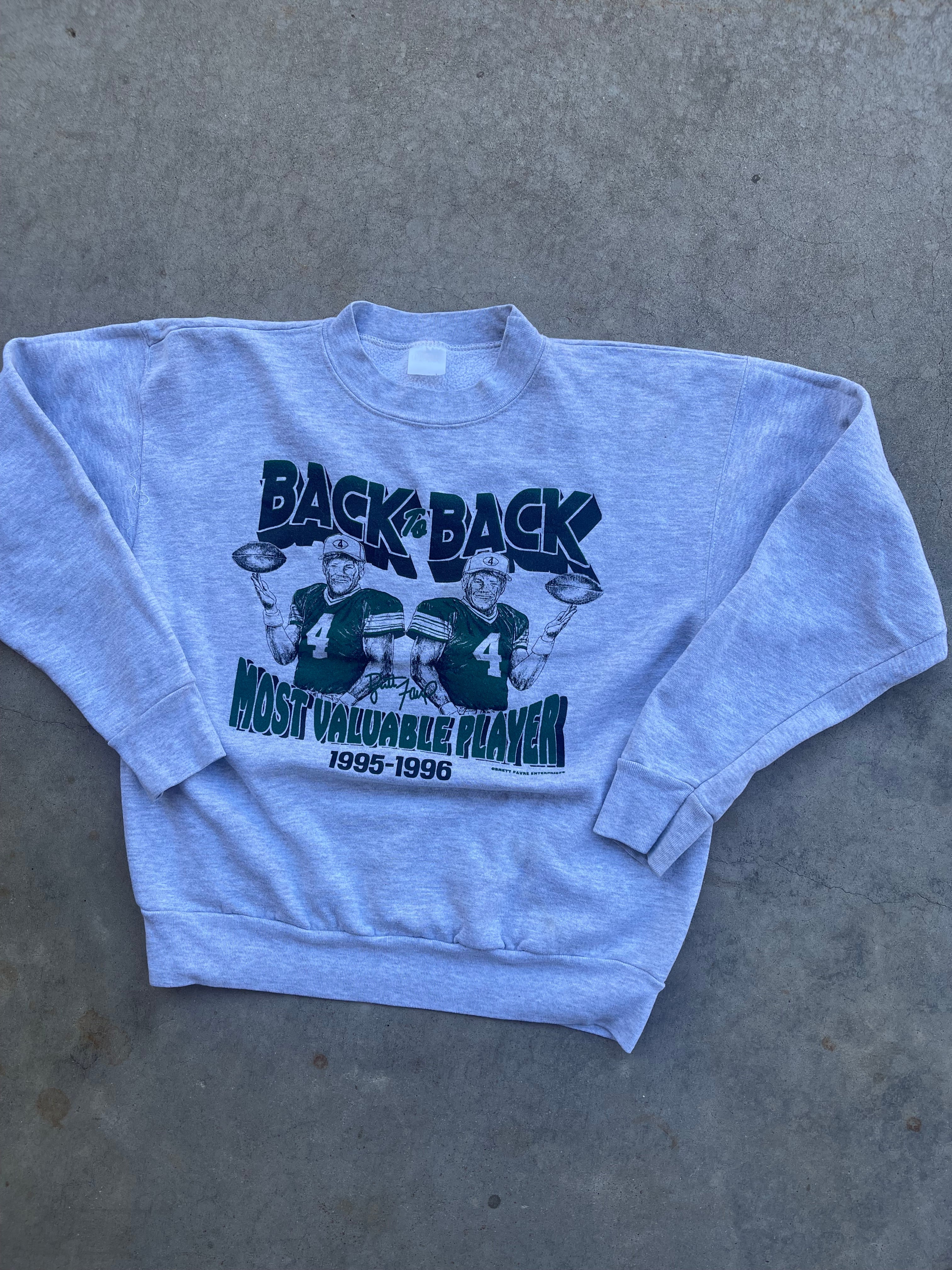 1996 Brett Favre MVP Crewneck (M)