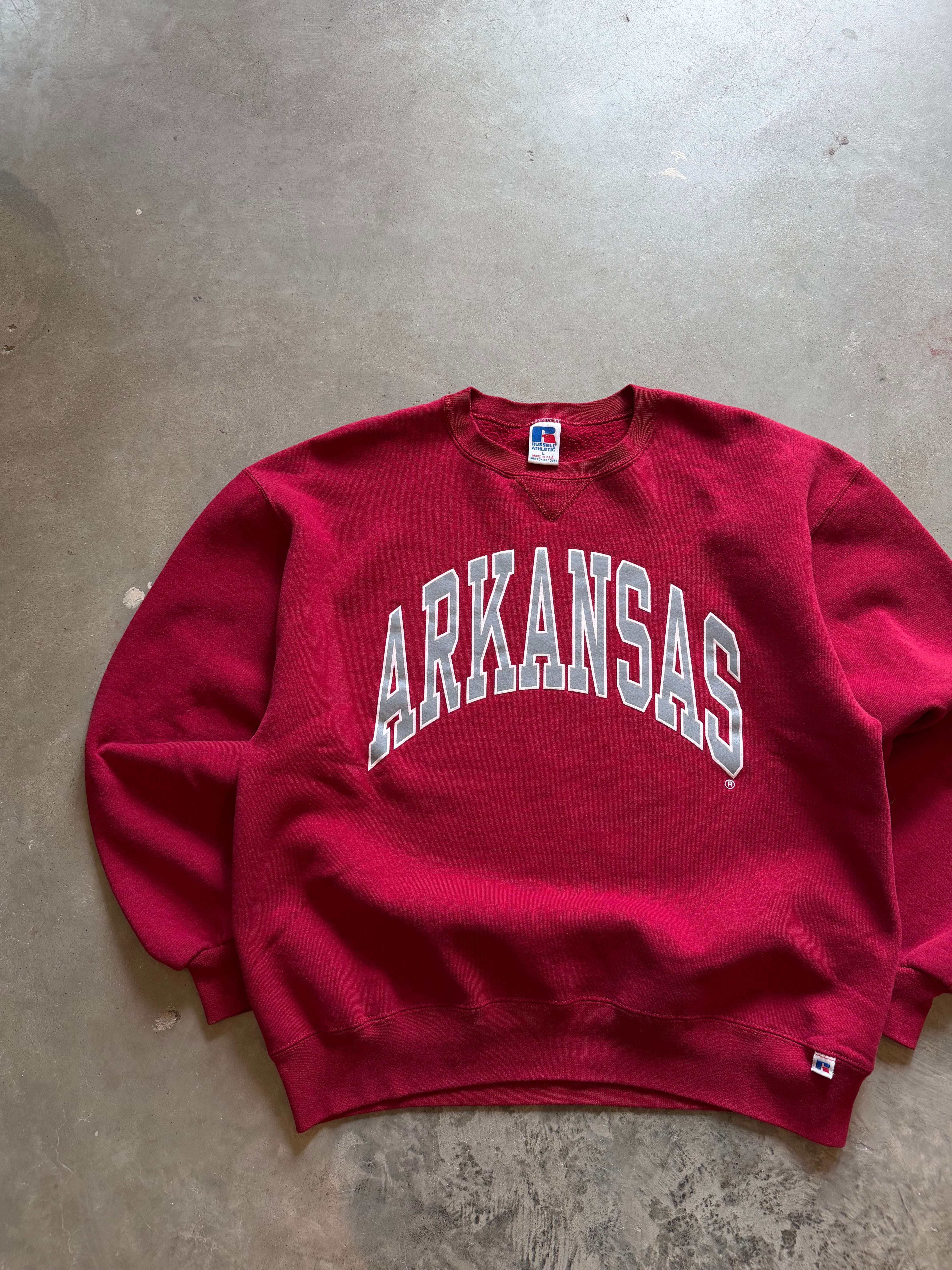 1990s Arkansas Razorbacks Russell Crewneck (L)