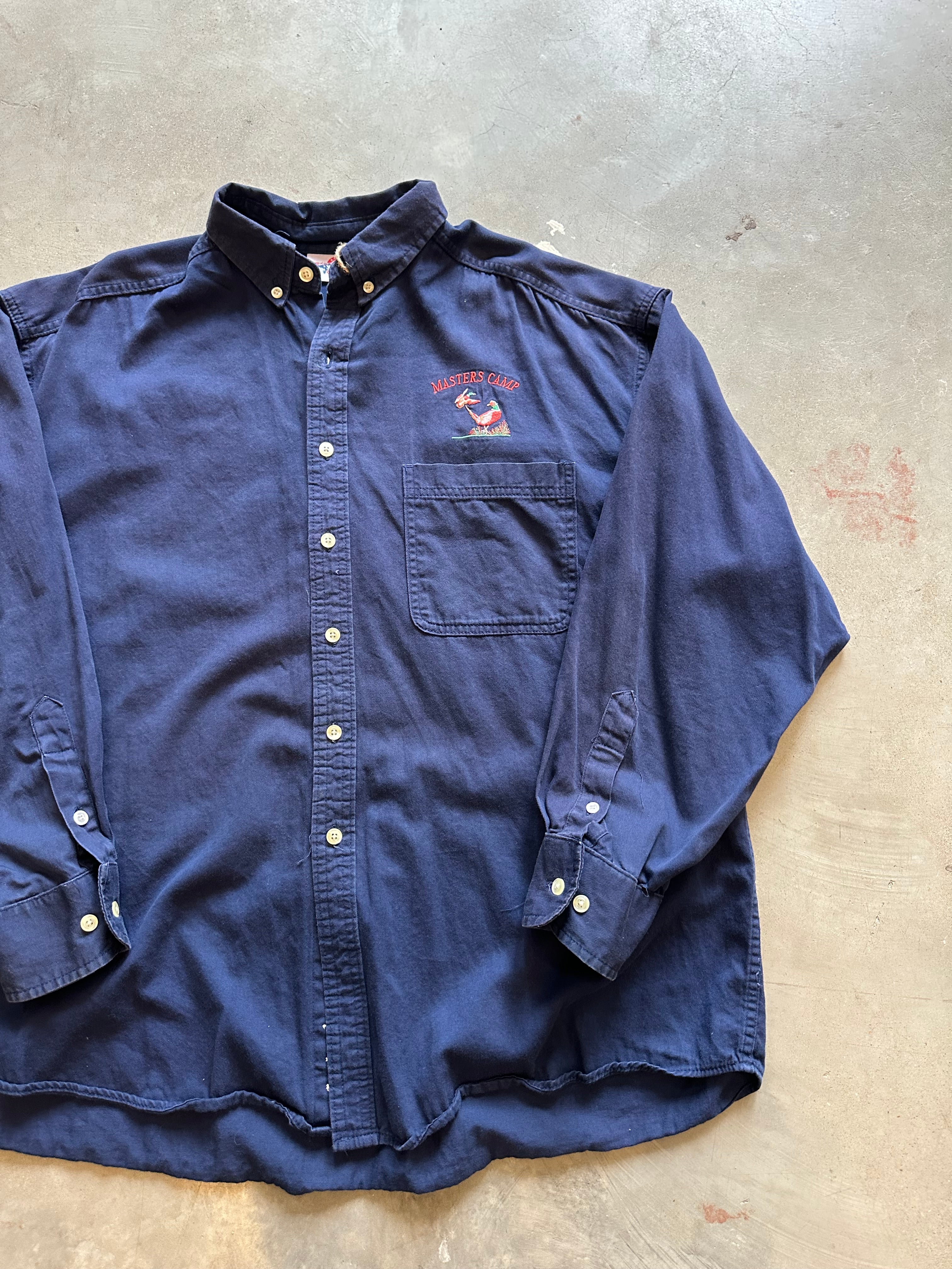 Vintage Masters Camp Button-Up Shirt (XL)