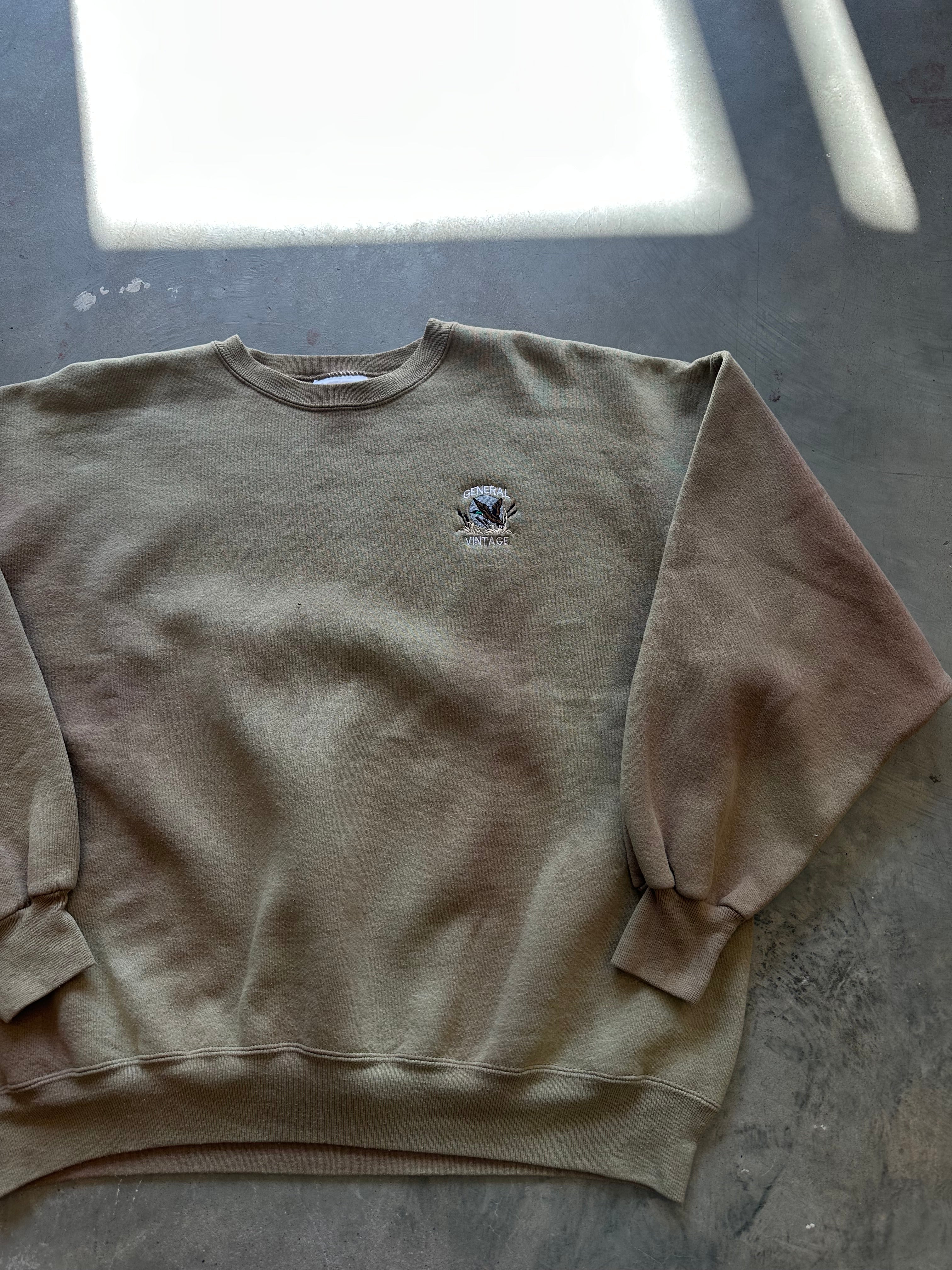 General Vintage Duck Logo Crewneck (2XL)