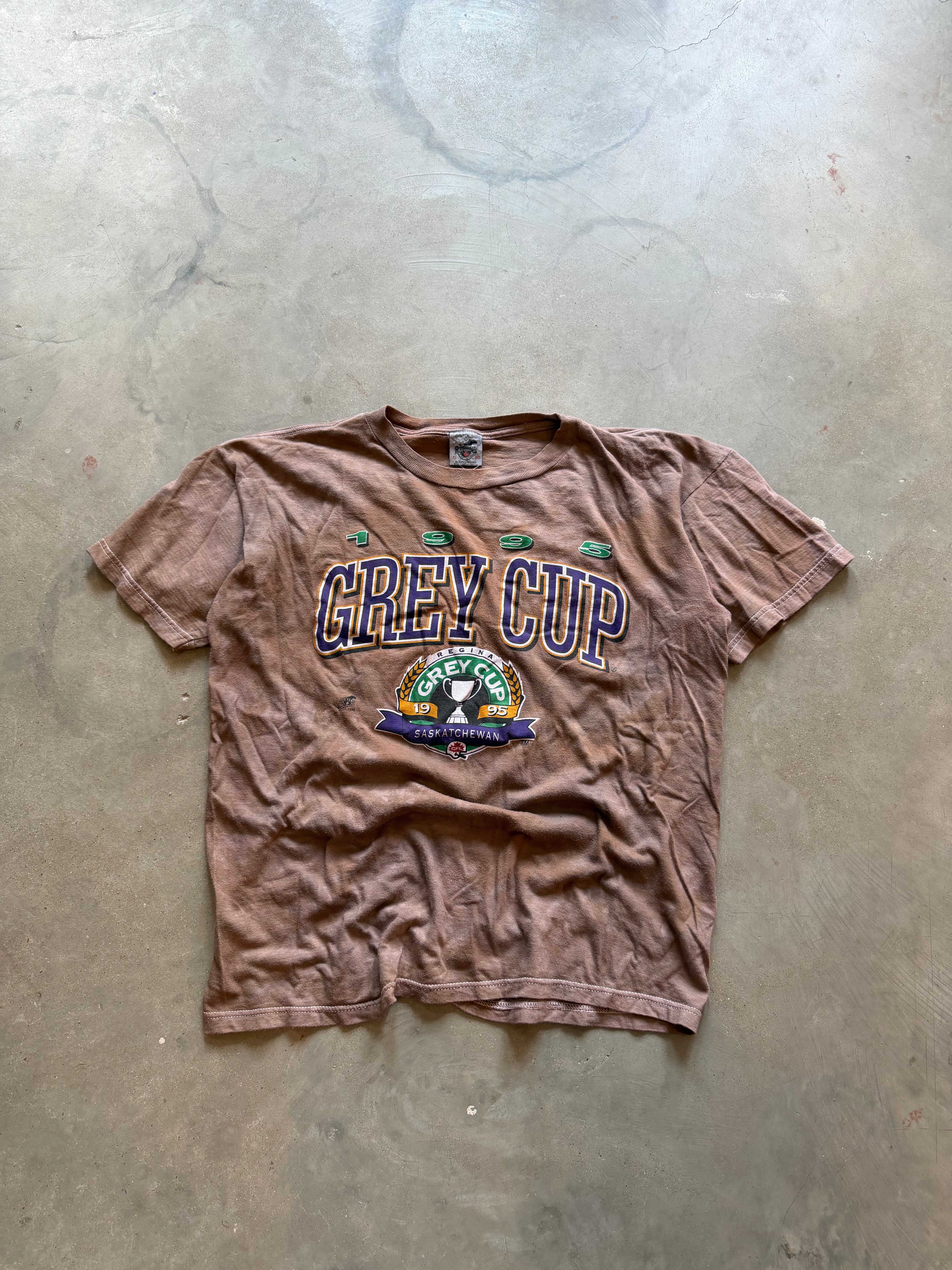 1995 CFL Grey Cup Overdyed T-Shirt (L)