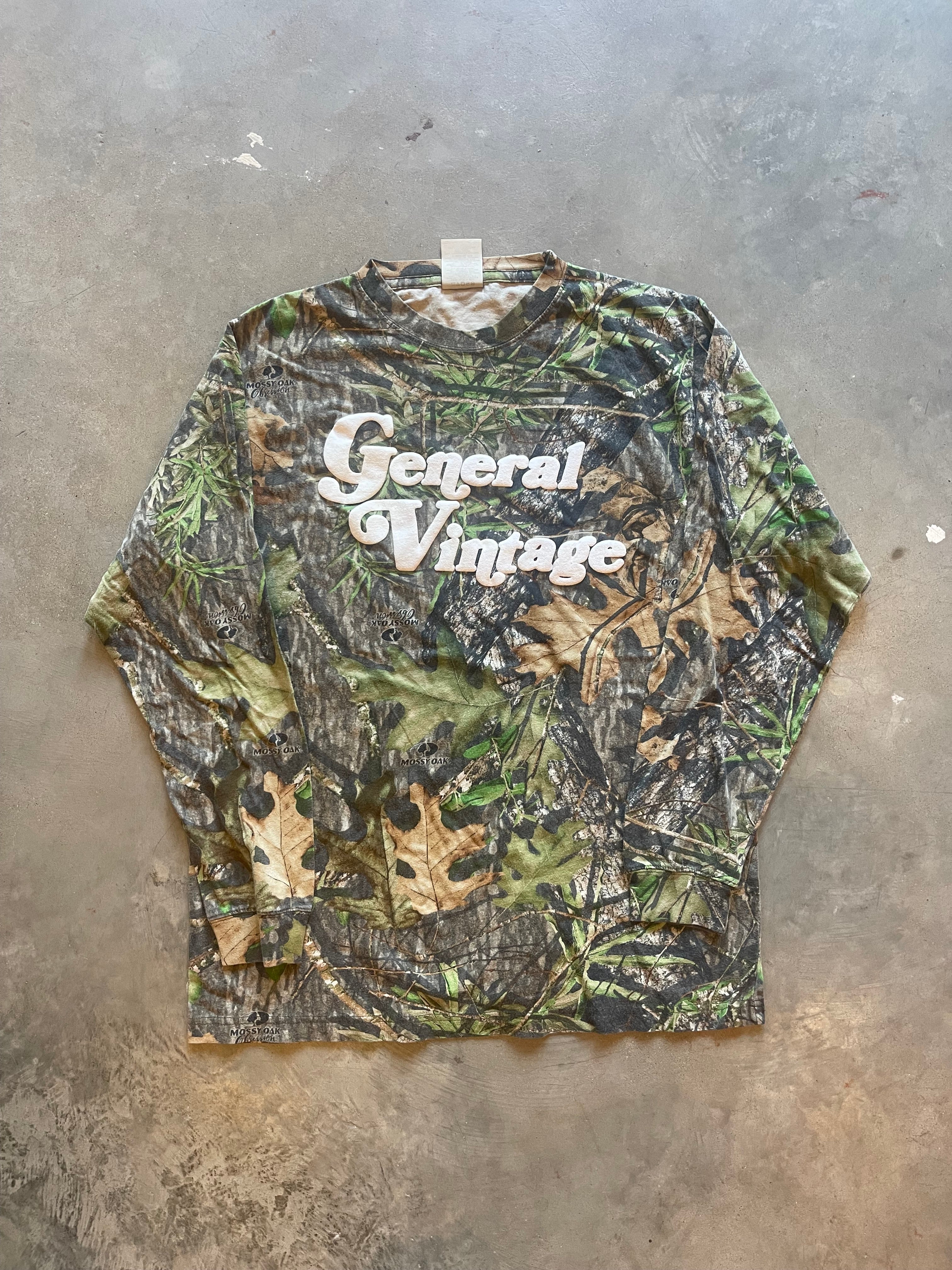 General Vintage Camo Puff Print Shirt (L)