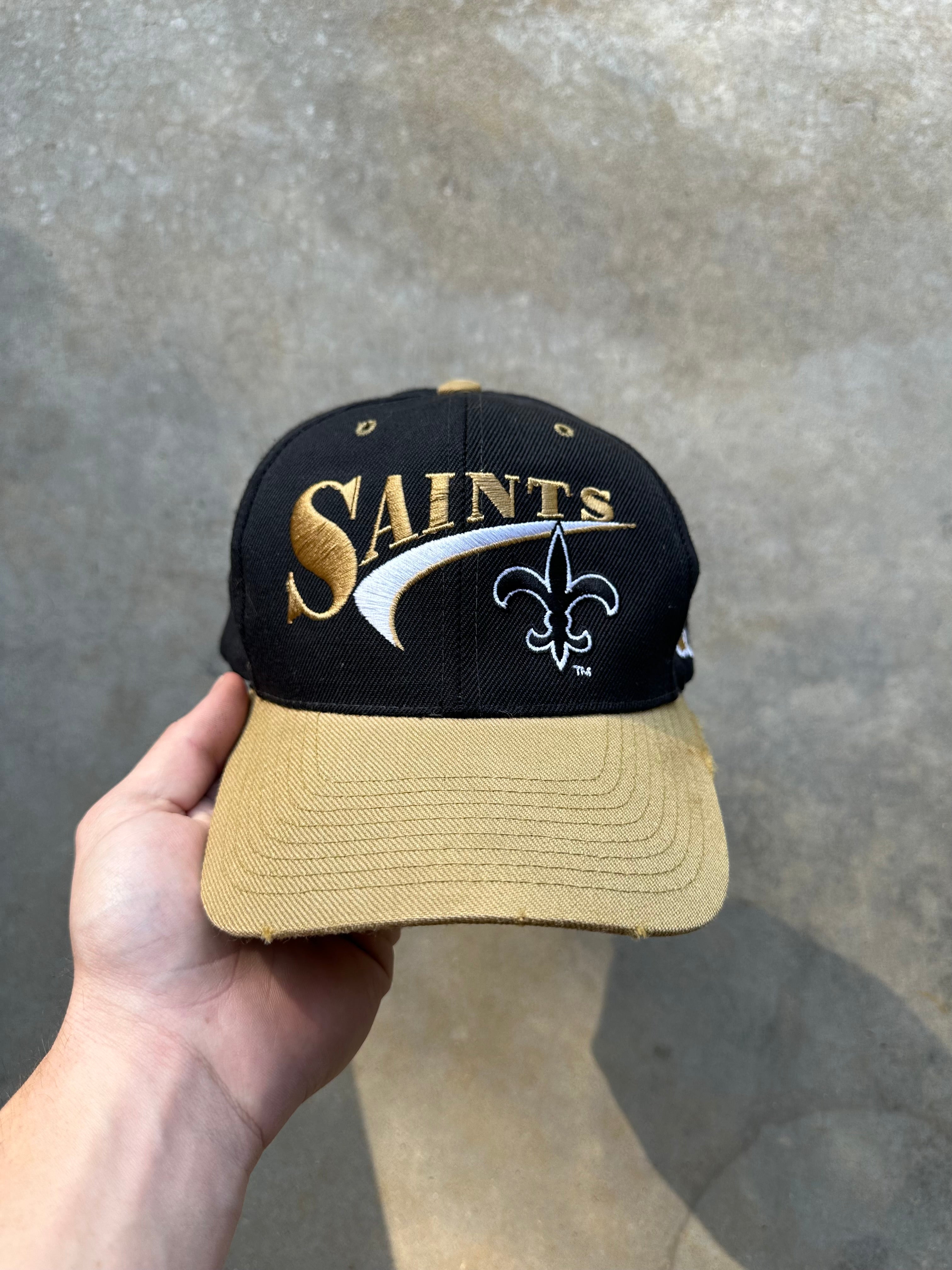 1990s Distressed New Orleans Saints Snapback