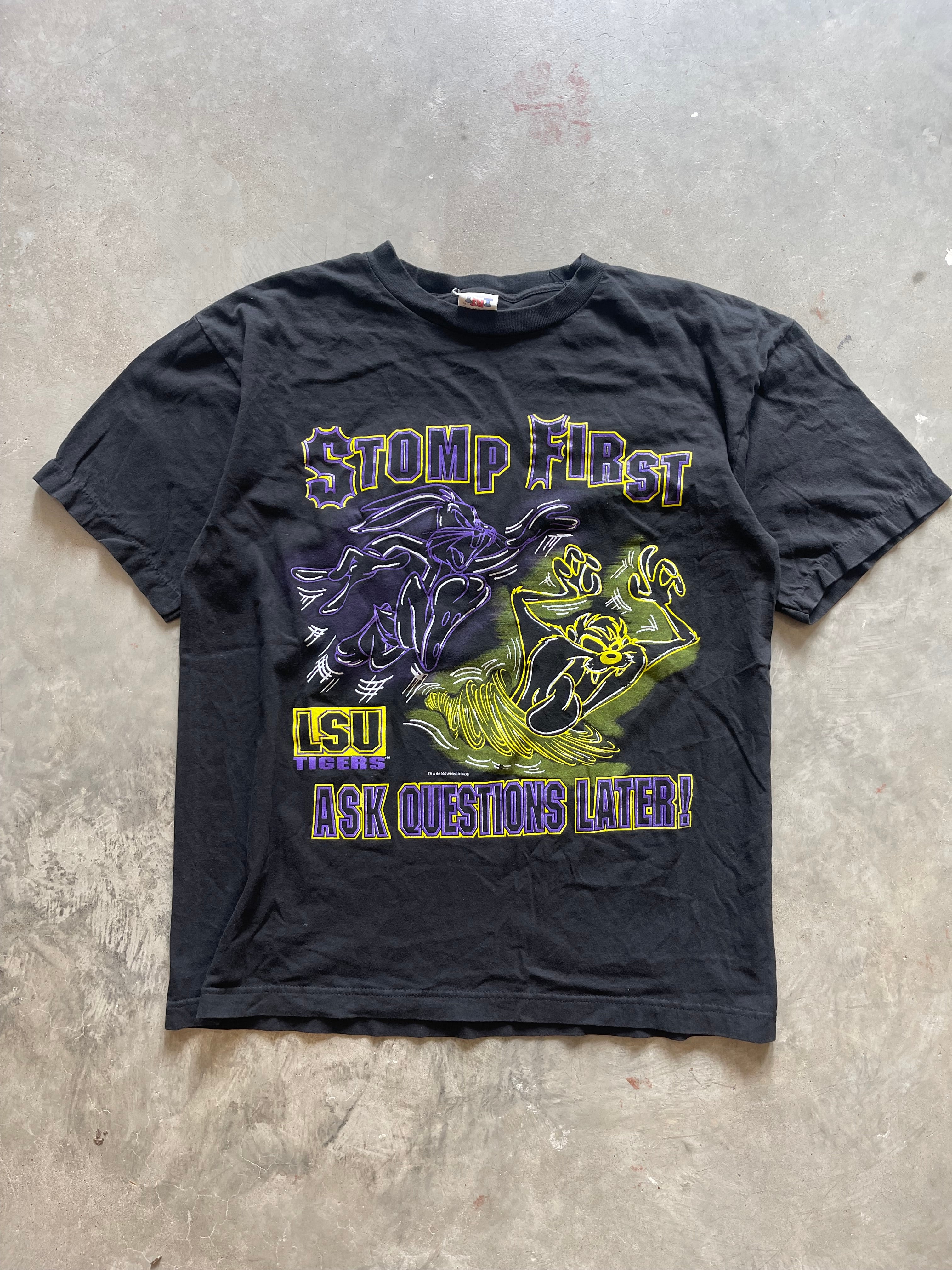 1995 Looney Toons LSU Tigers T-Shirt (XL)