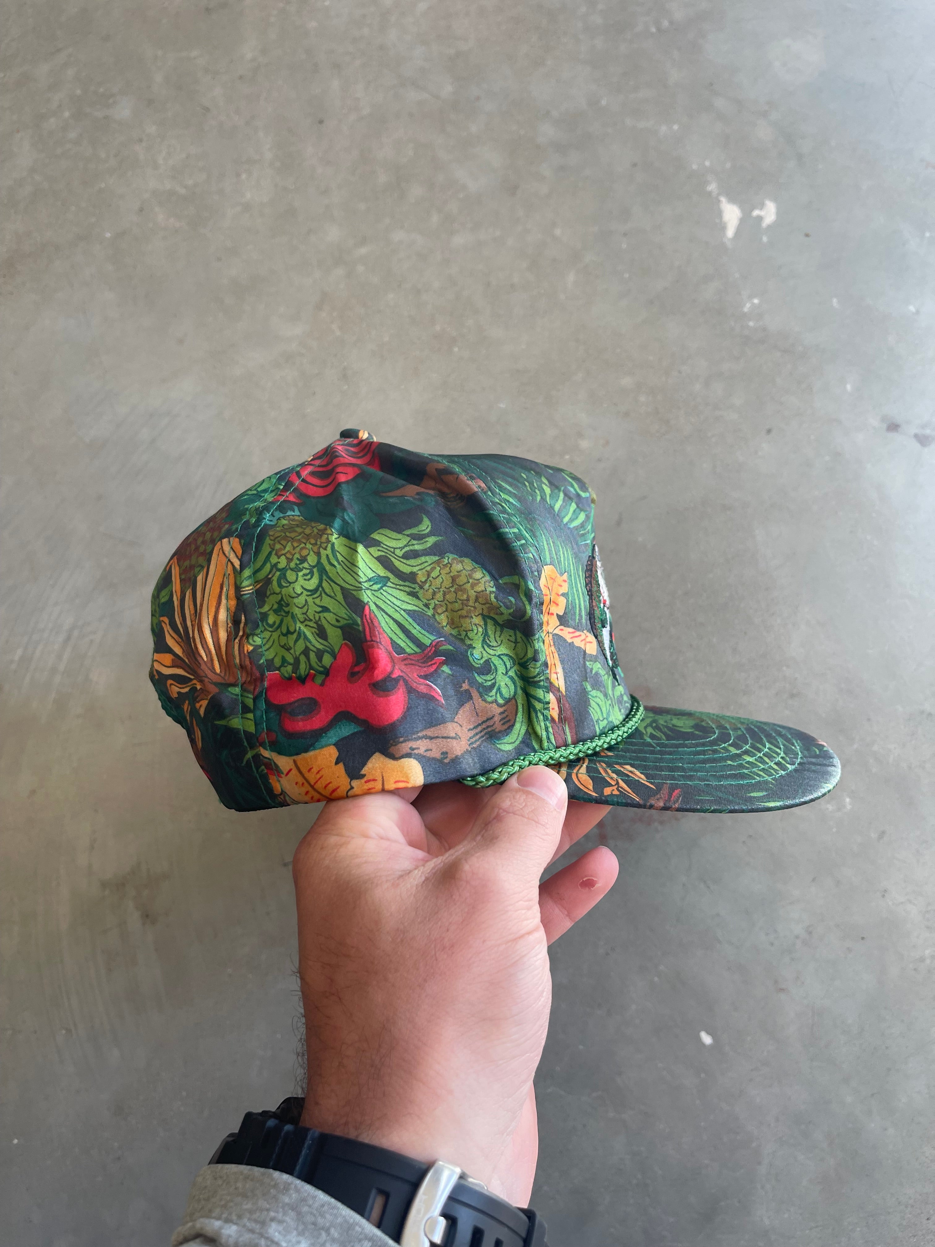 Vintage Bass Pro Shops Floral Hat