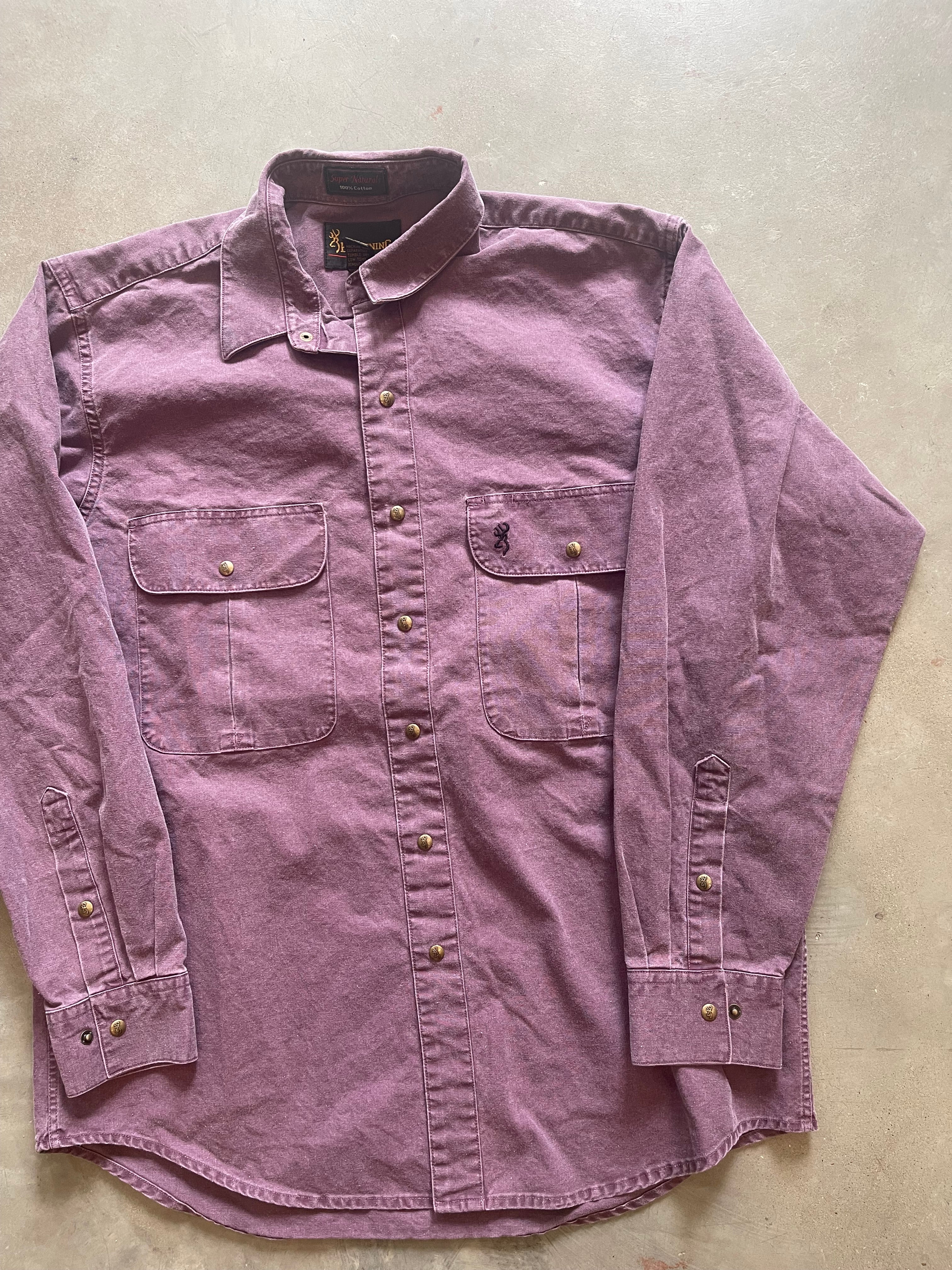 Vintage Browning Button-Up Shirt (L)