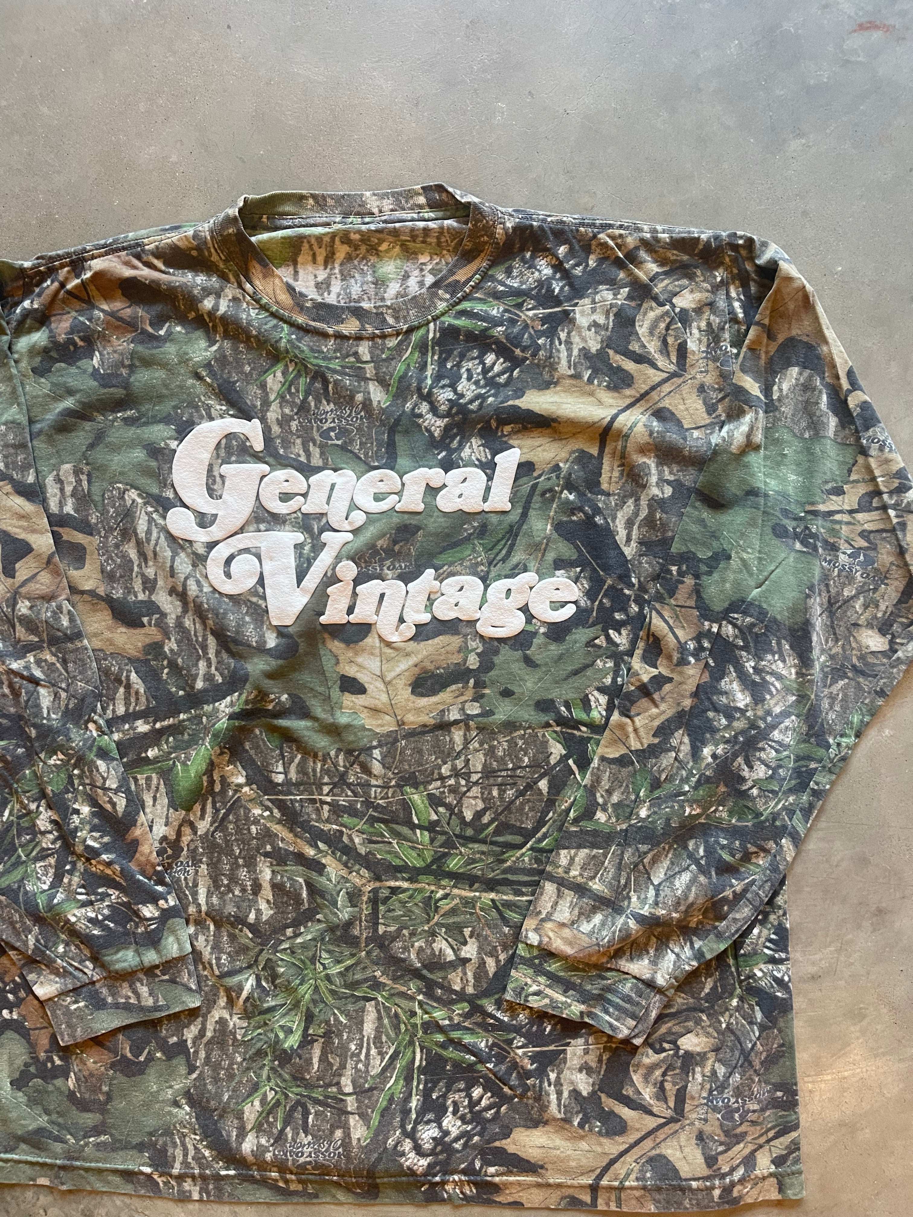 General Vintage Camo Puff Print Shirt (XL)