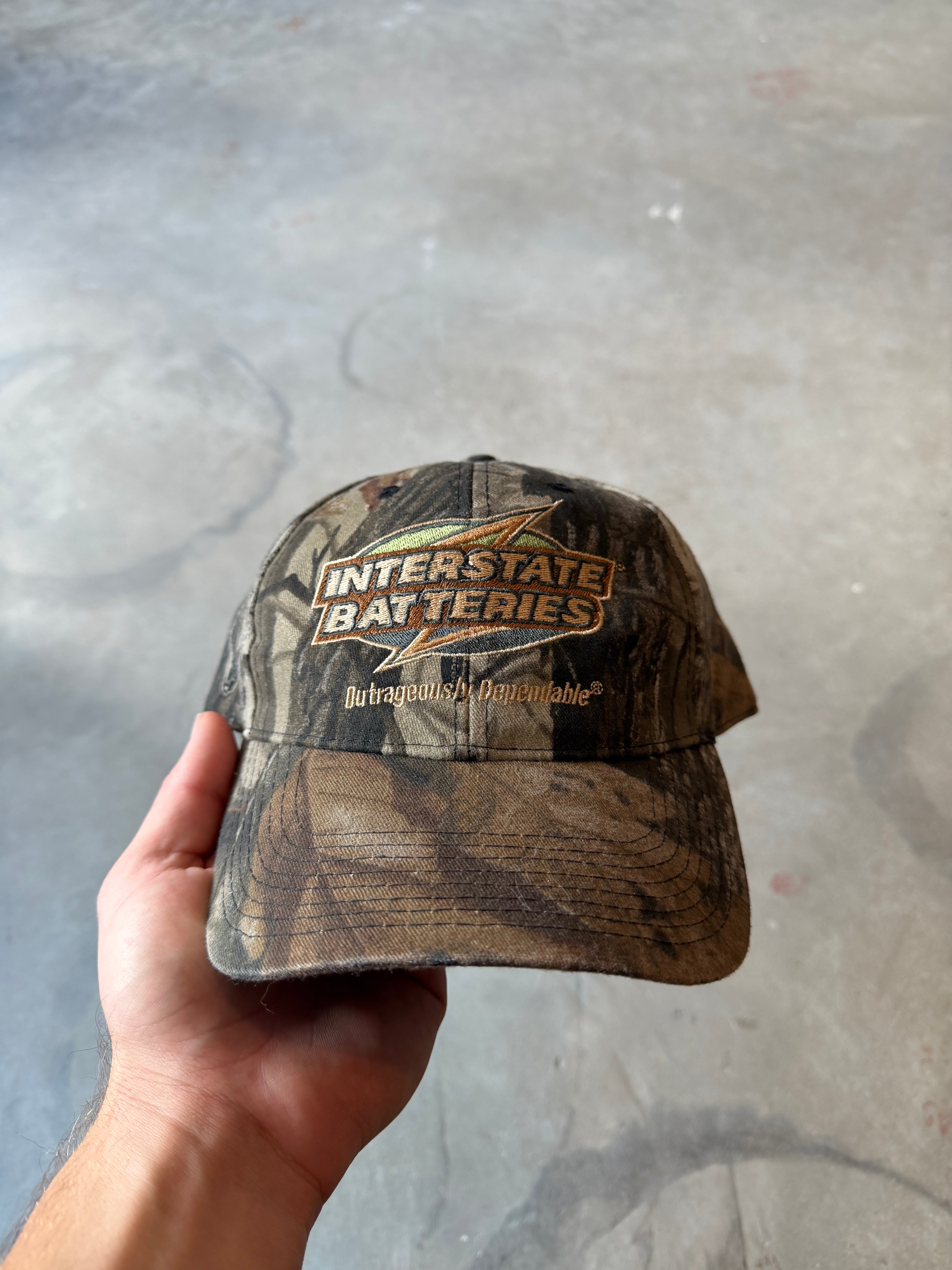 Y2K Interstate Batteries Camo Hat