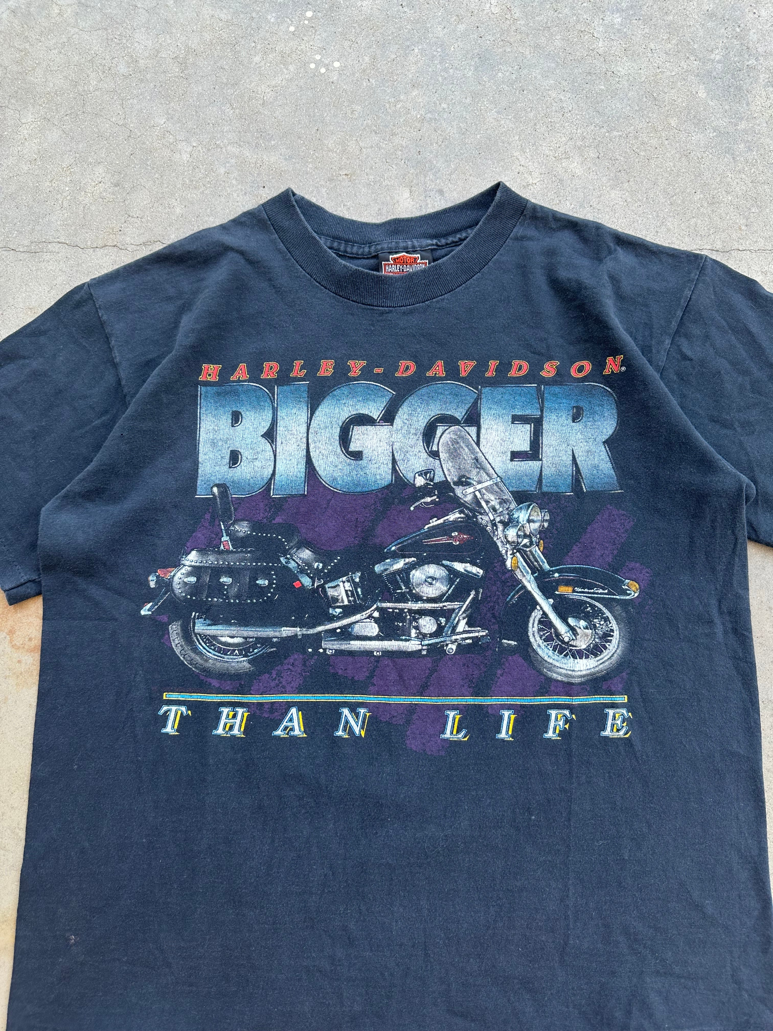 Vintage Harley Davidson “Bigger Than Life” T-Shirt (Medium)