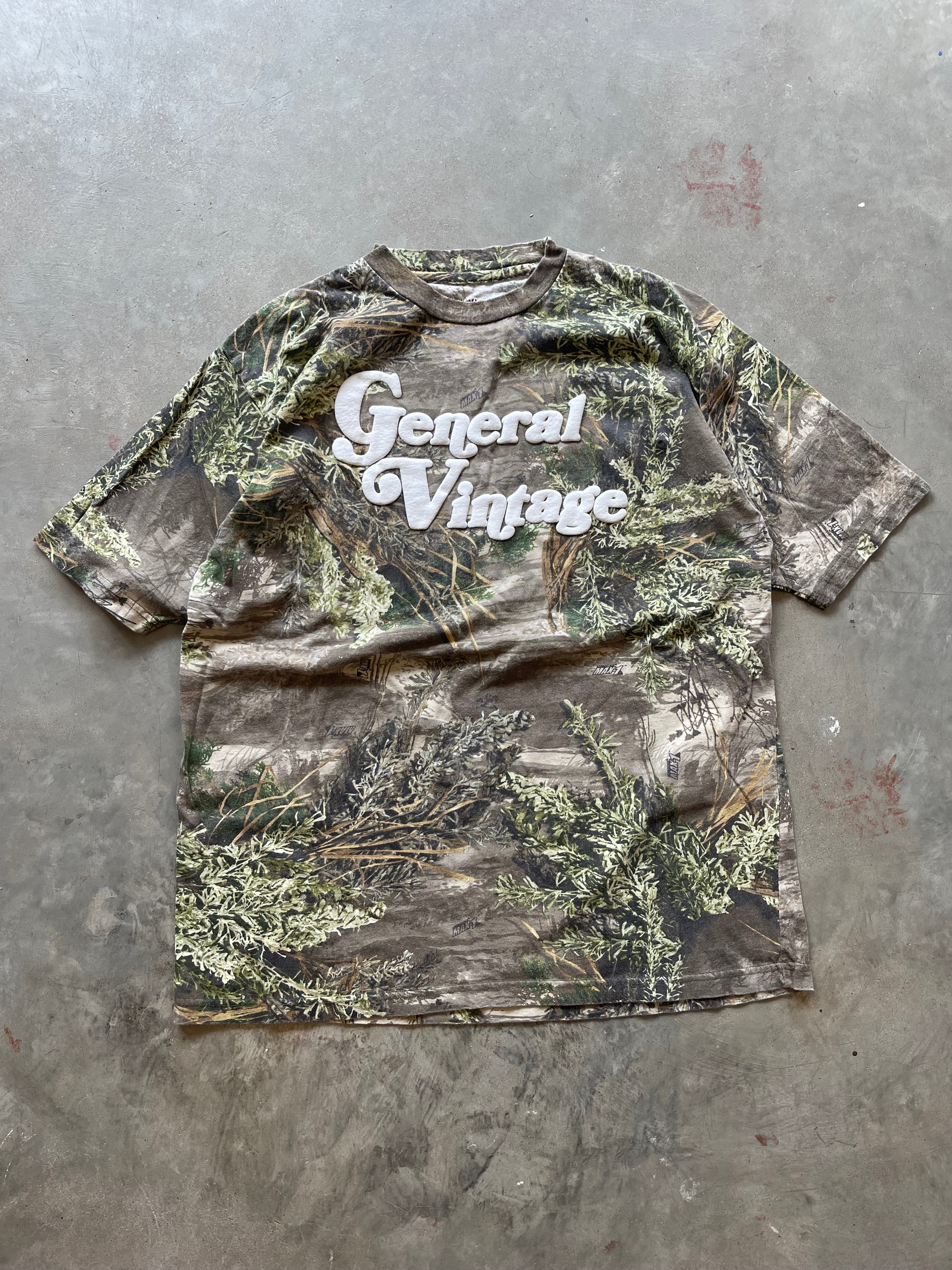 General Vintage Camo Puff Print Shirt (XL)