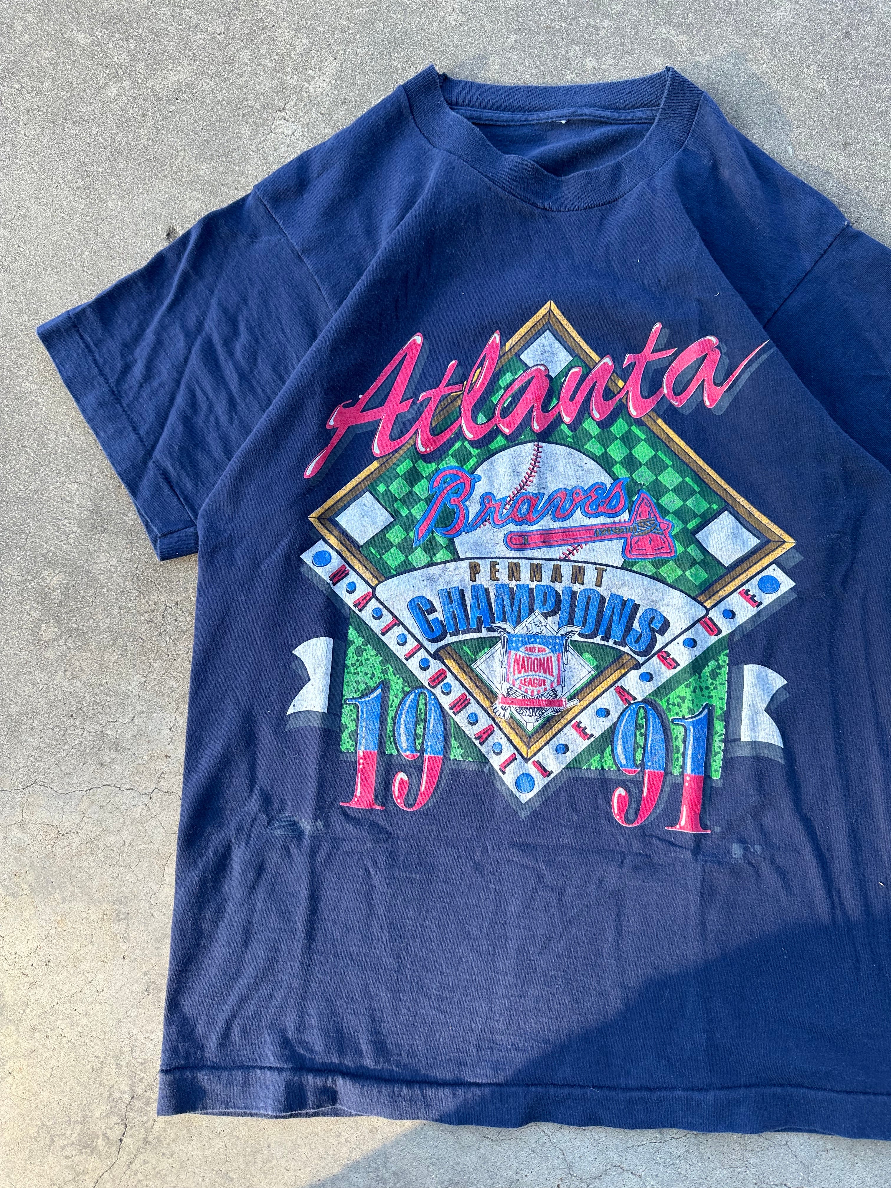 1991 Atlanta Braves Champions T-Shirt (M)
