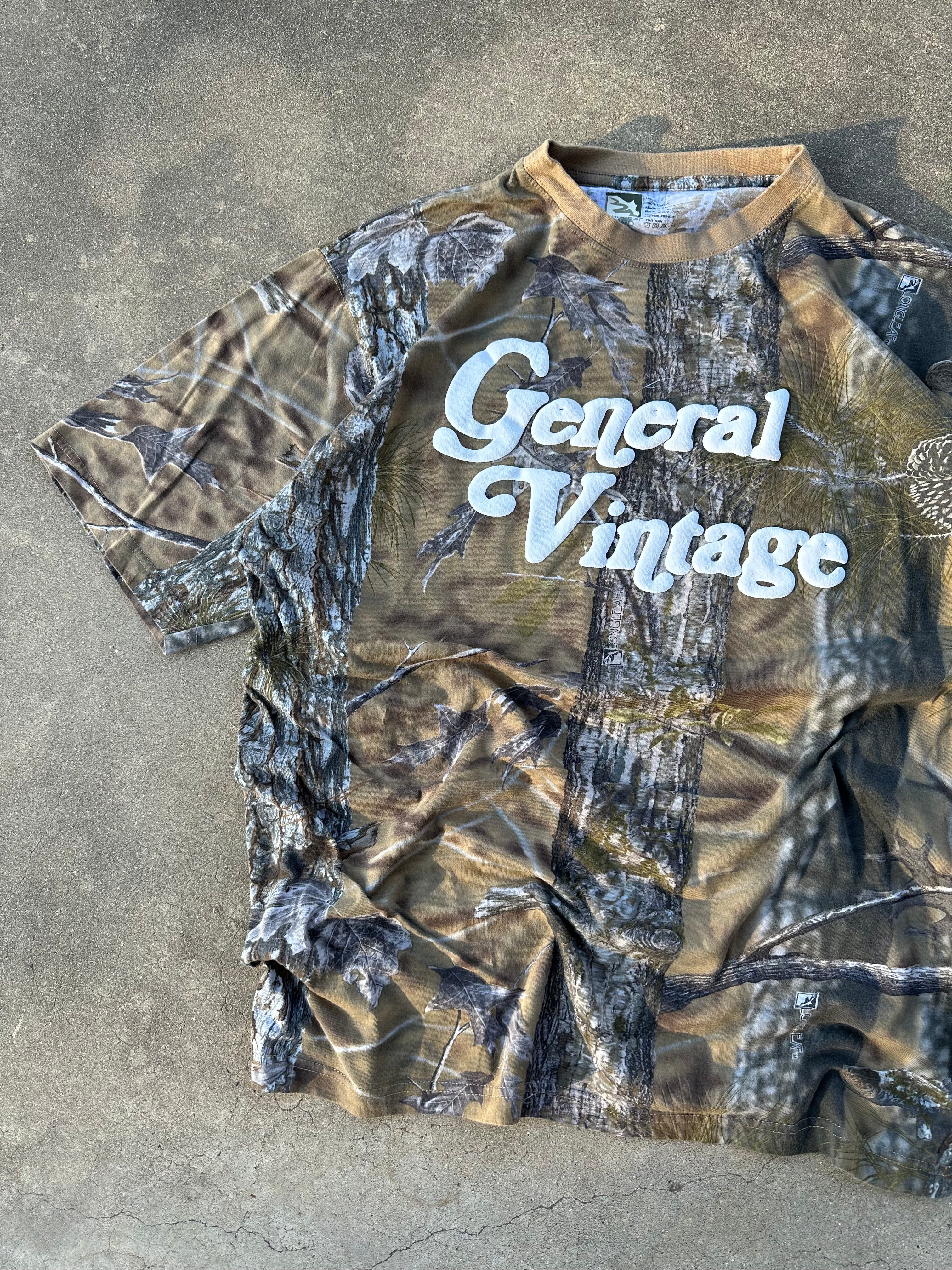 General Vintage Camo Puff Print T-Shirt