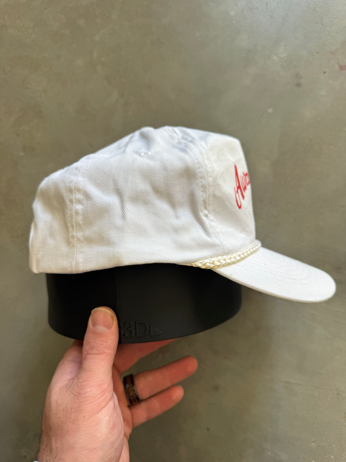 Vintage Awana Gramd Prix Rope Hat