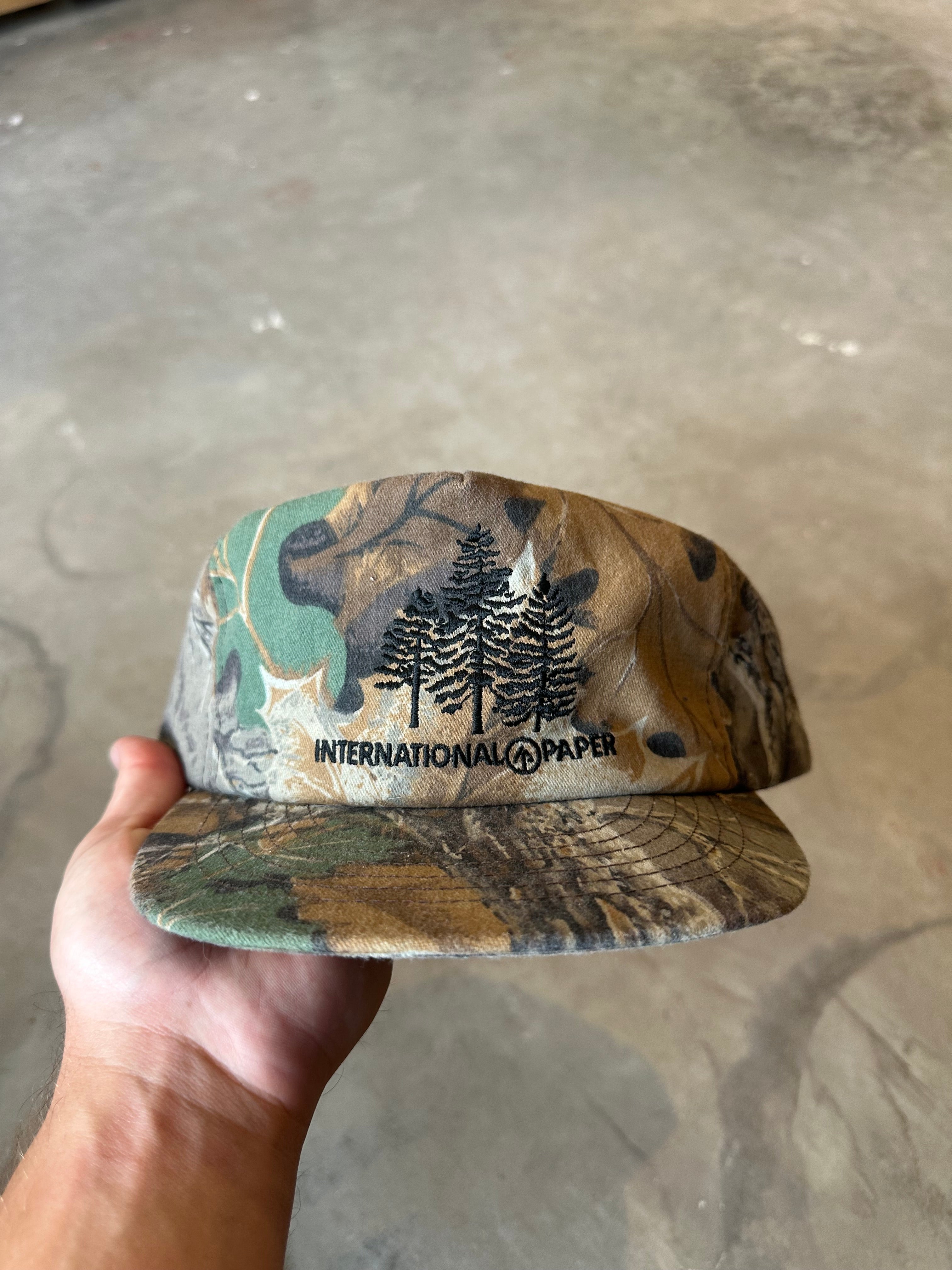 1990s International Paper Realtree Camo Snapback