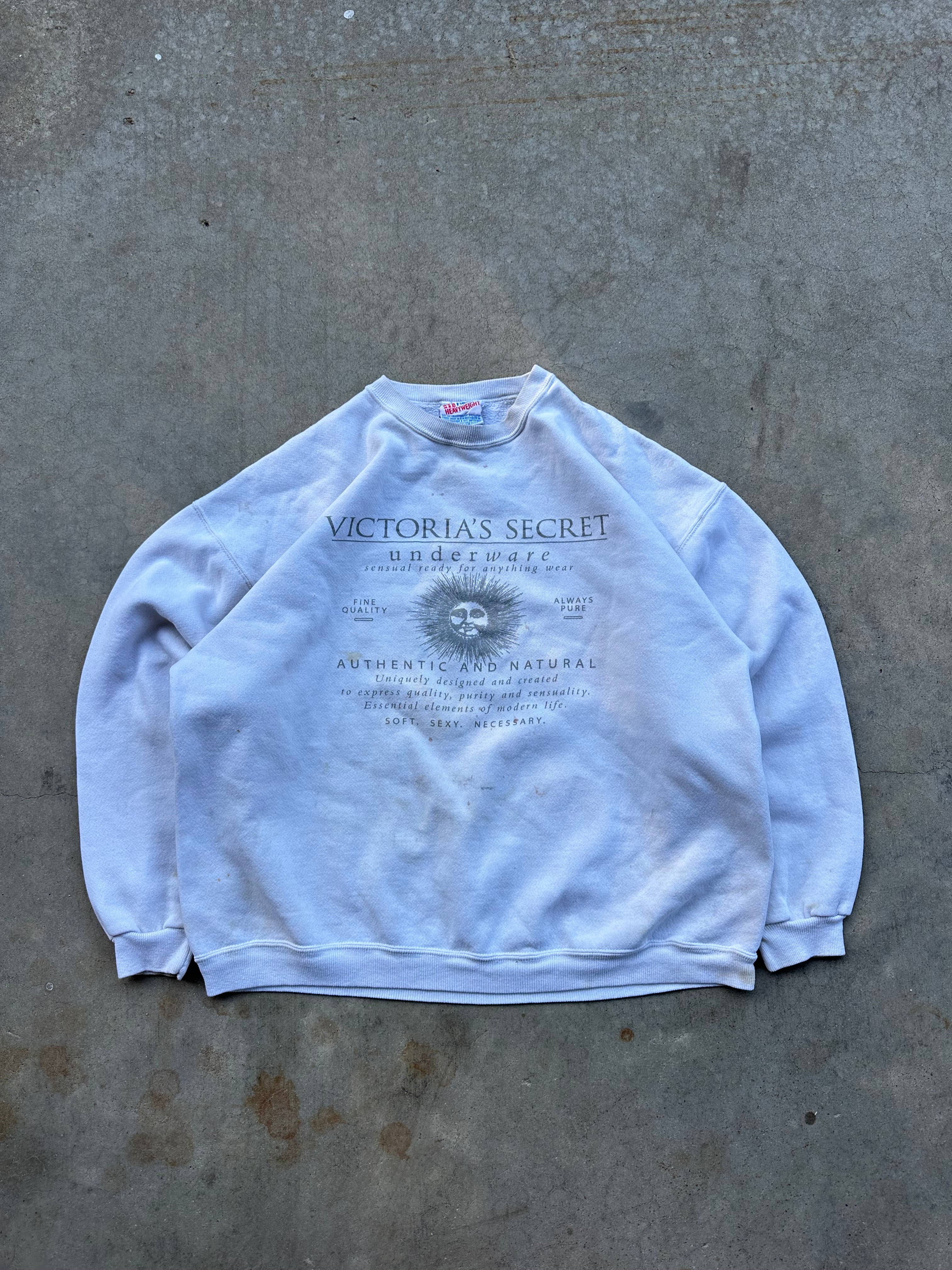 1990s Faded/Worn Victoria Secret Crewneck (L/XL)