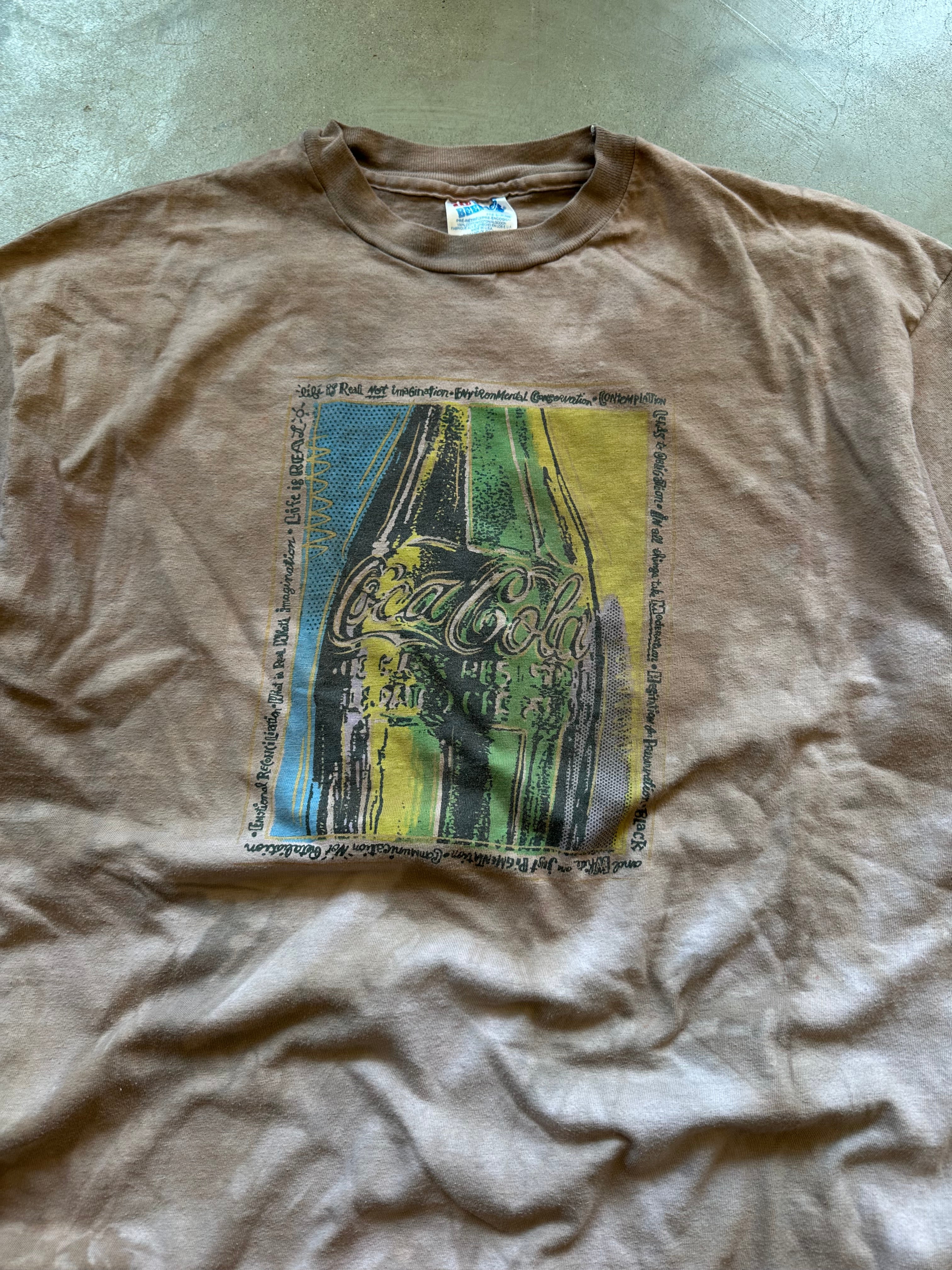 1990’s Overdyed Coca-Cola  T-Shirt (XL)