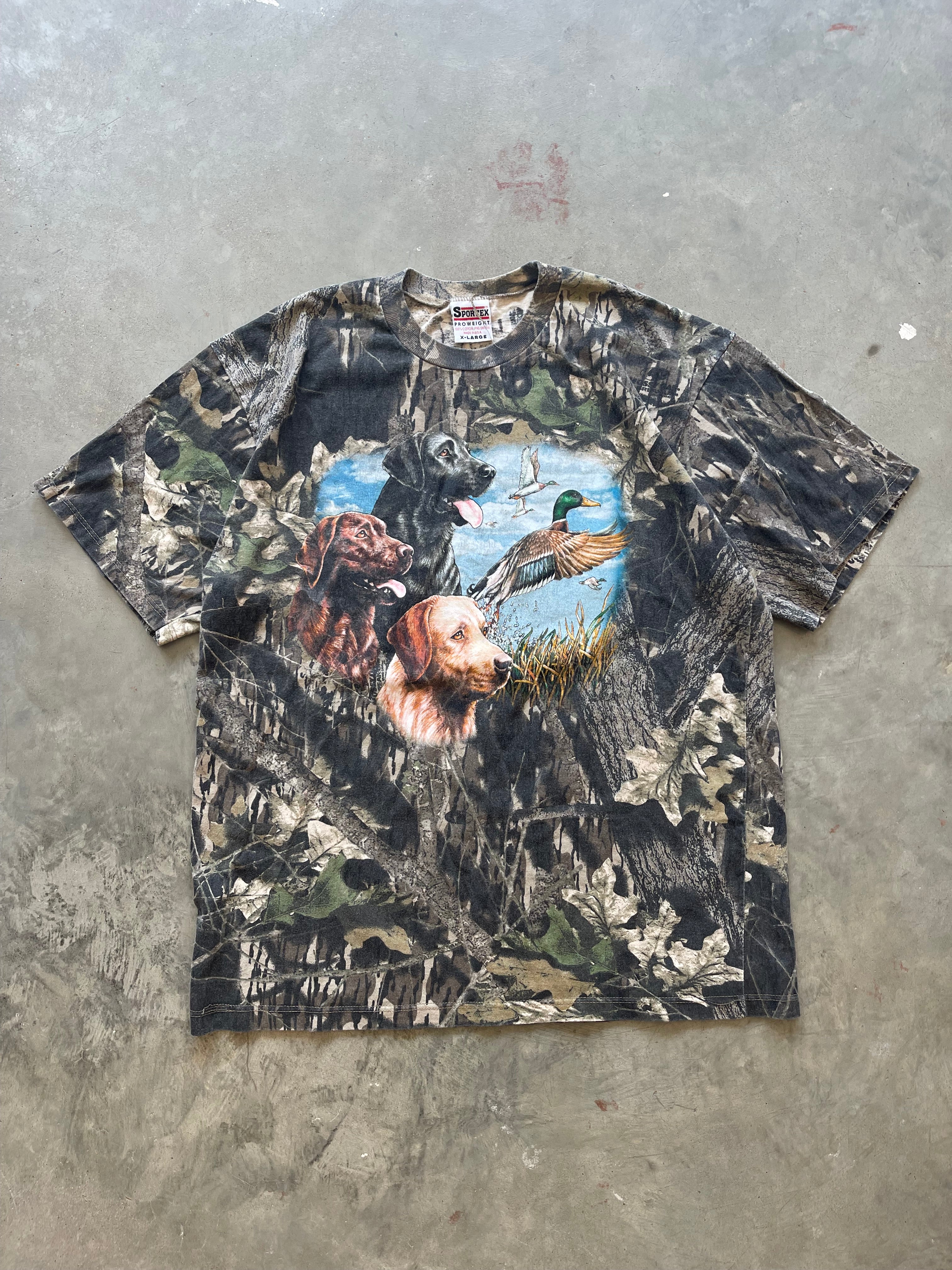 1990’s Camo Hunting Dogs T-Shirt (XL)