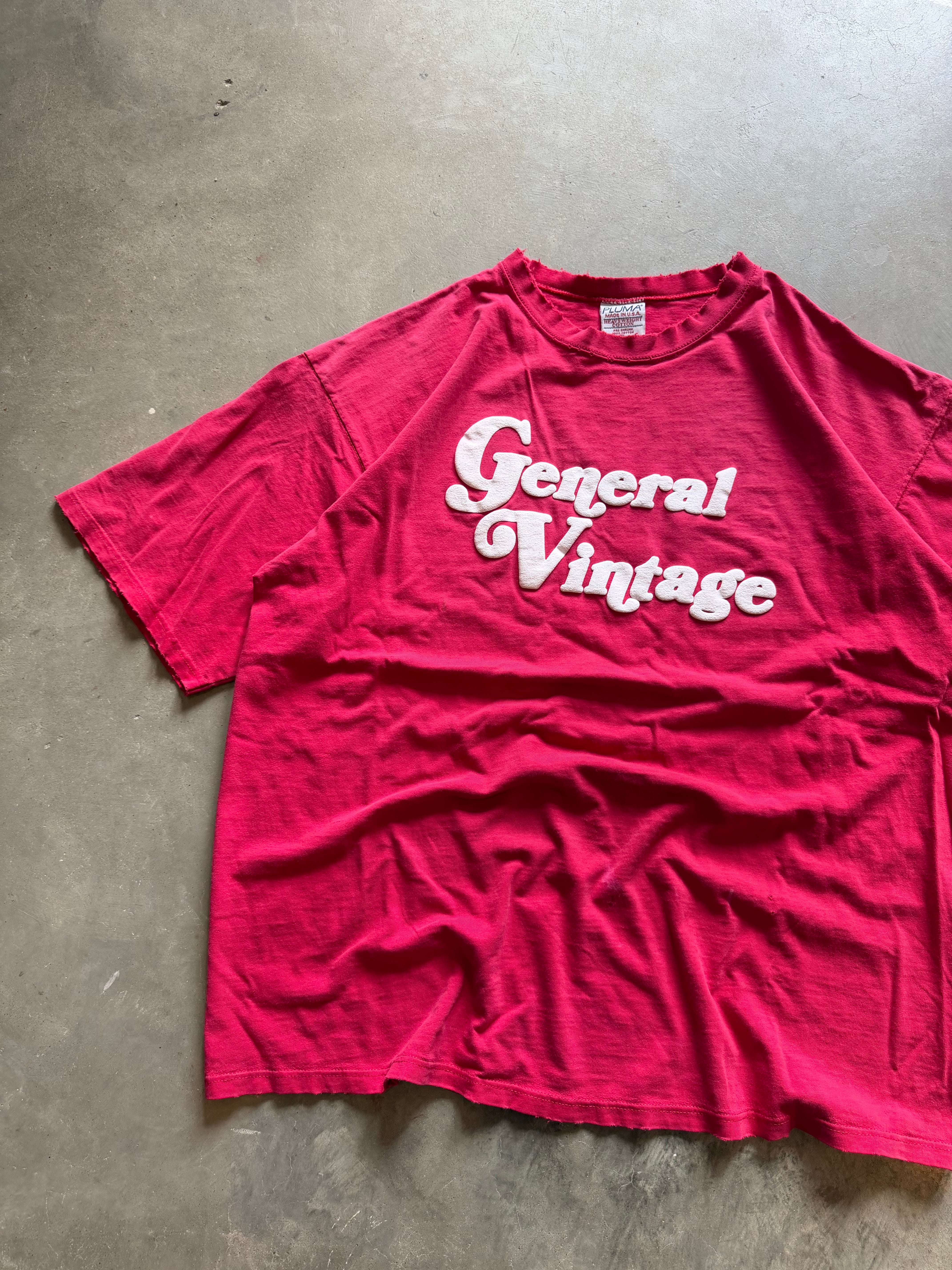 Thrashed General Vintage Puff Print Shirt (XL)