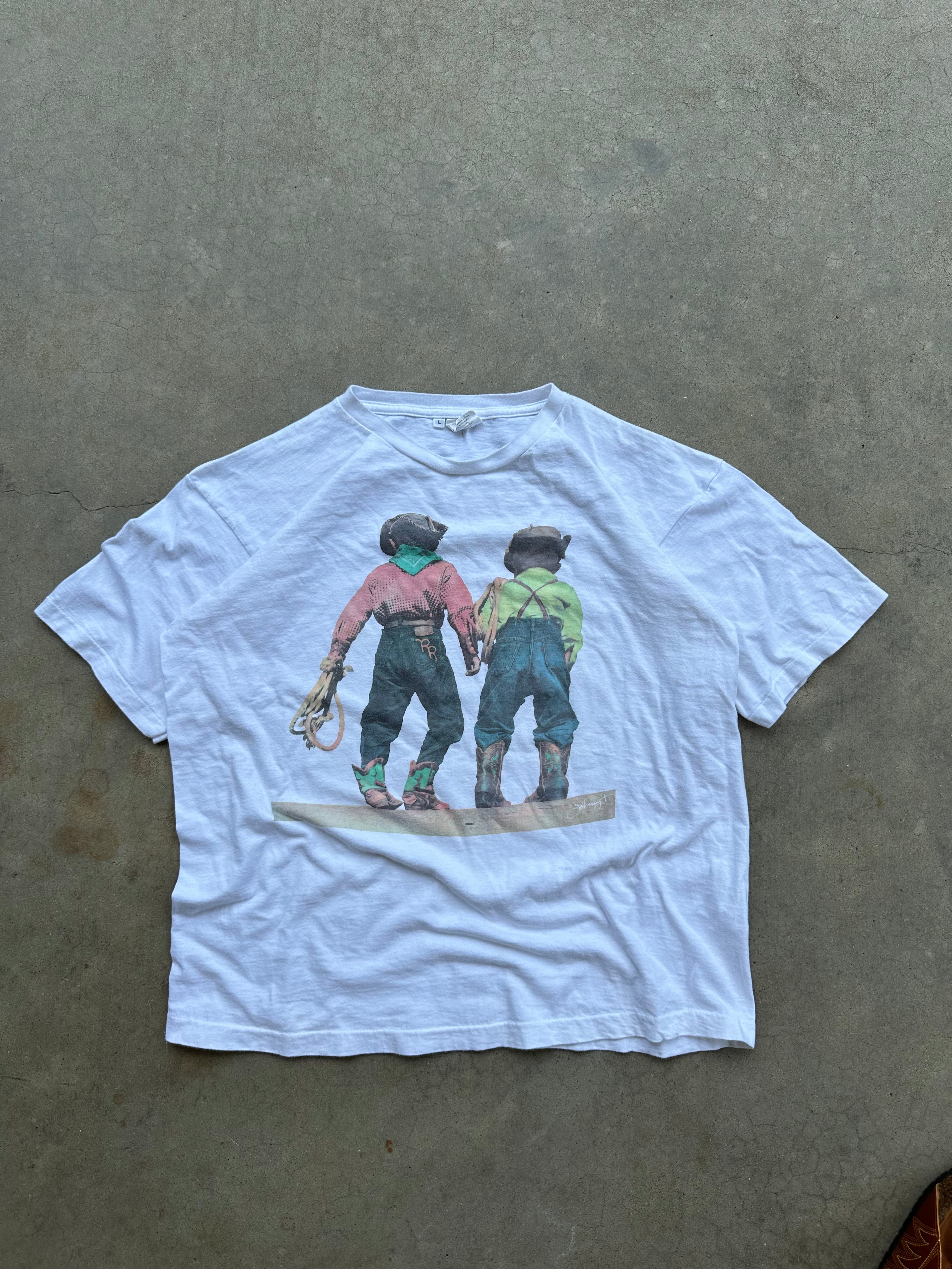 Vintage “2 Little Cowboys” T-Shirt (L)