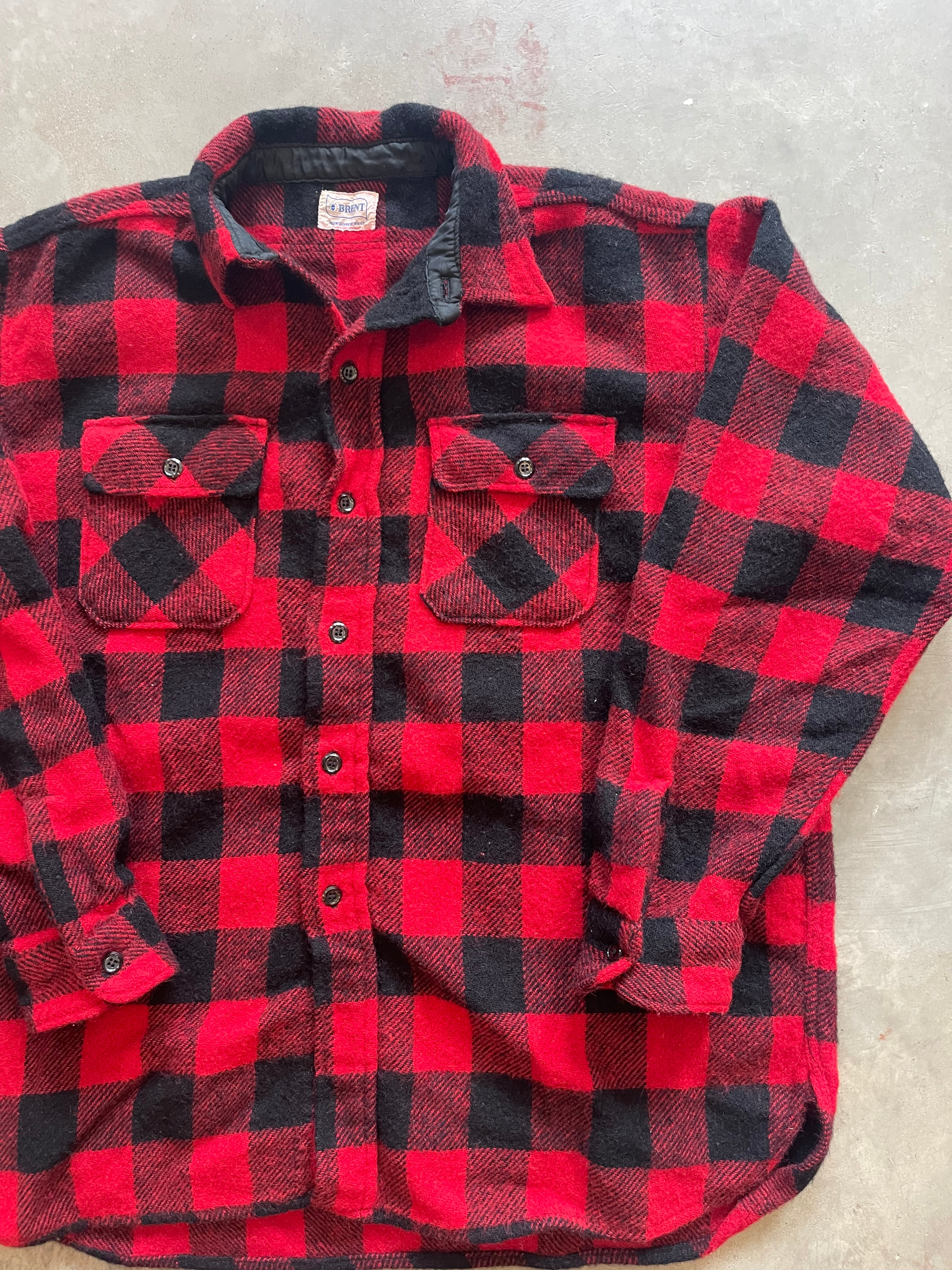 True Vintage Brent Montgomery Ward Flannel Button-Up Shirt (XL)
