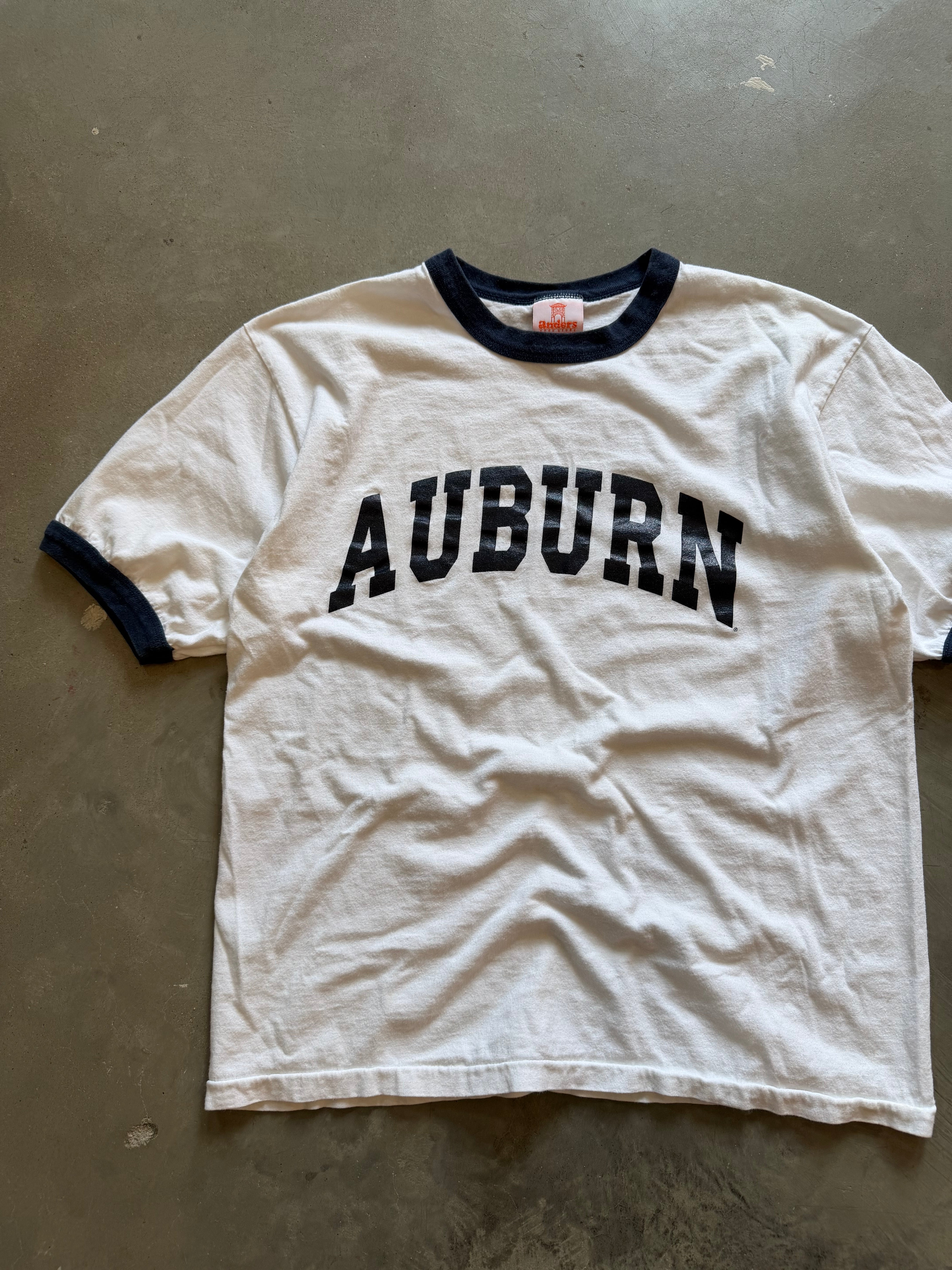 1980’s Auburn University Ringer T-Shirt (M)