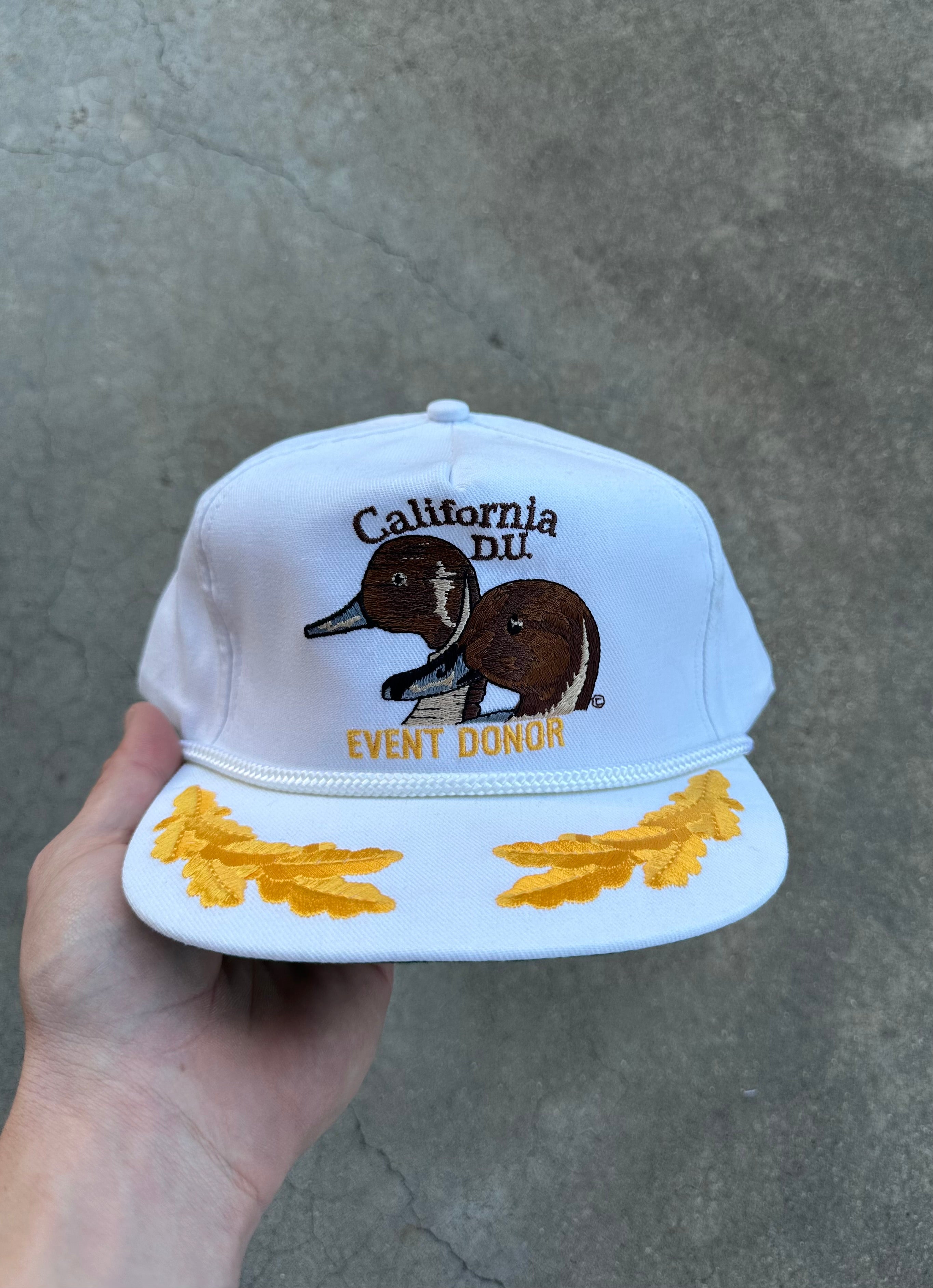 1990s California Ducks Unlimited Rope Hat