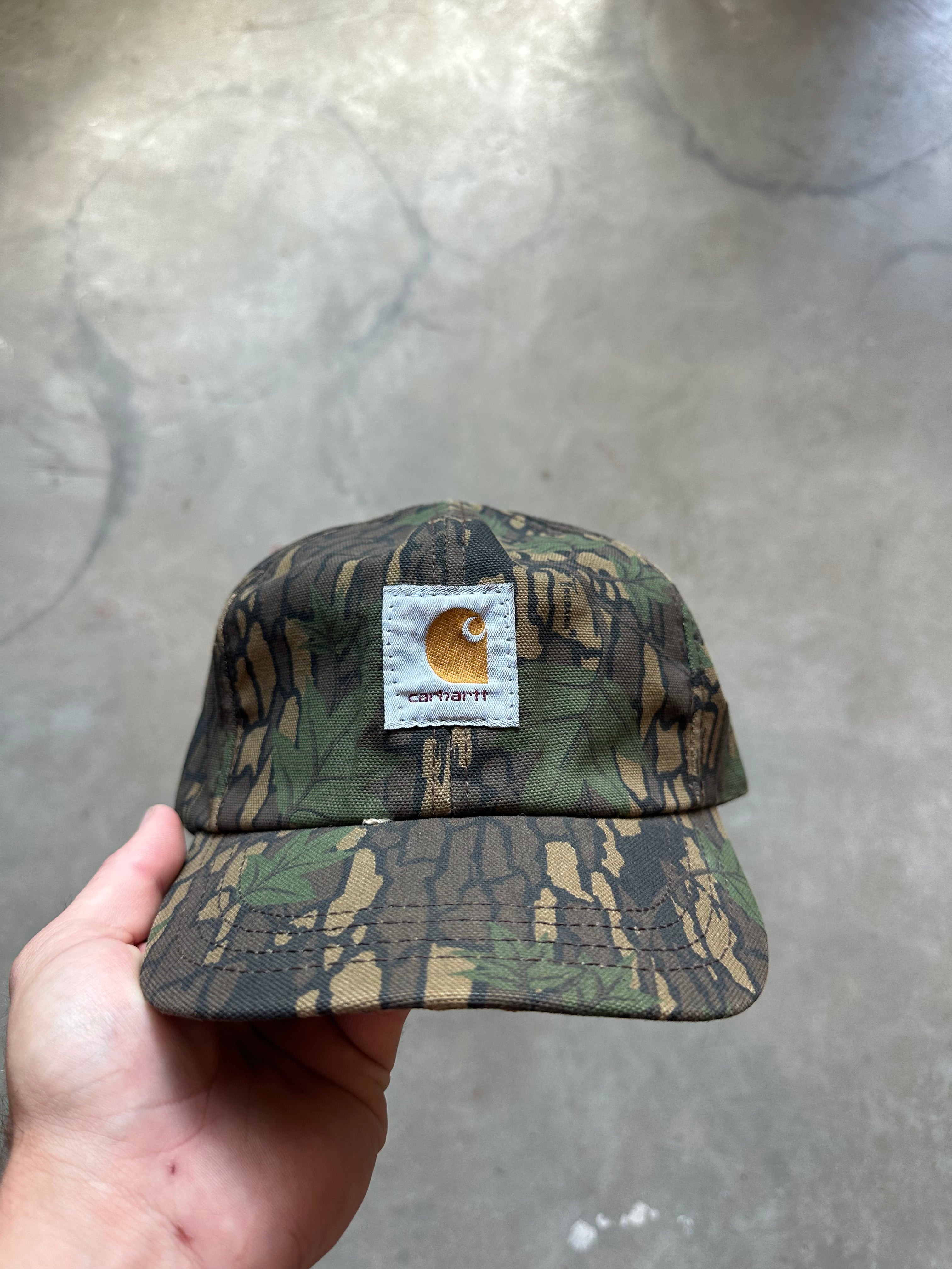 Vintage Carhartt Camo Hat