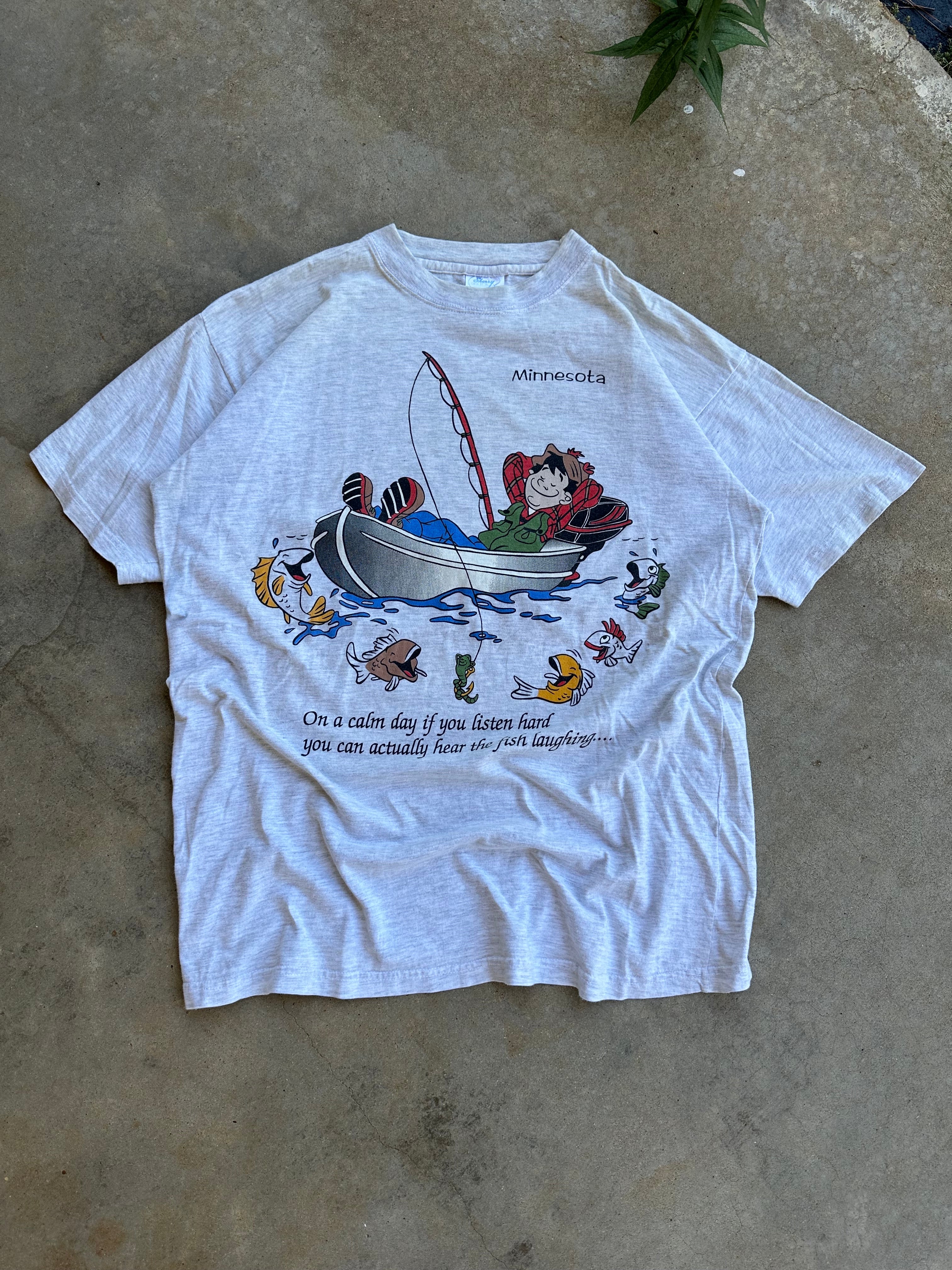 1990s Minnesota Fisherman T-Shirt (L)