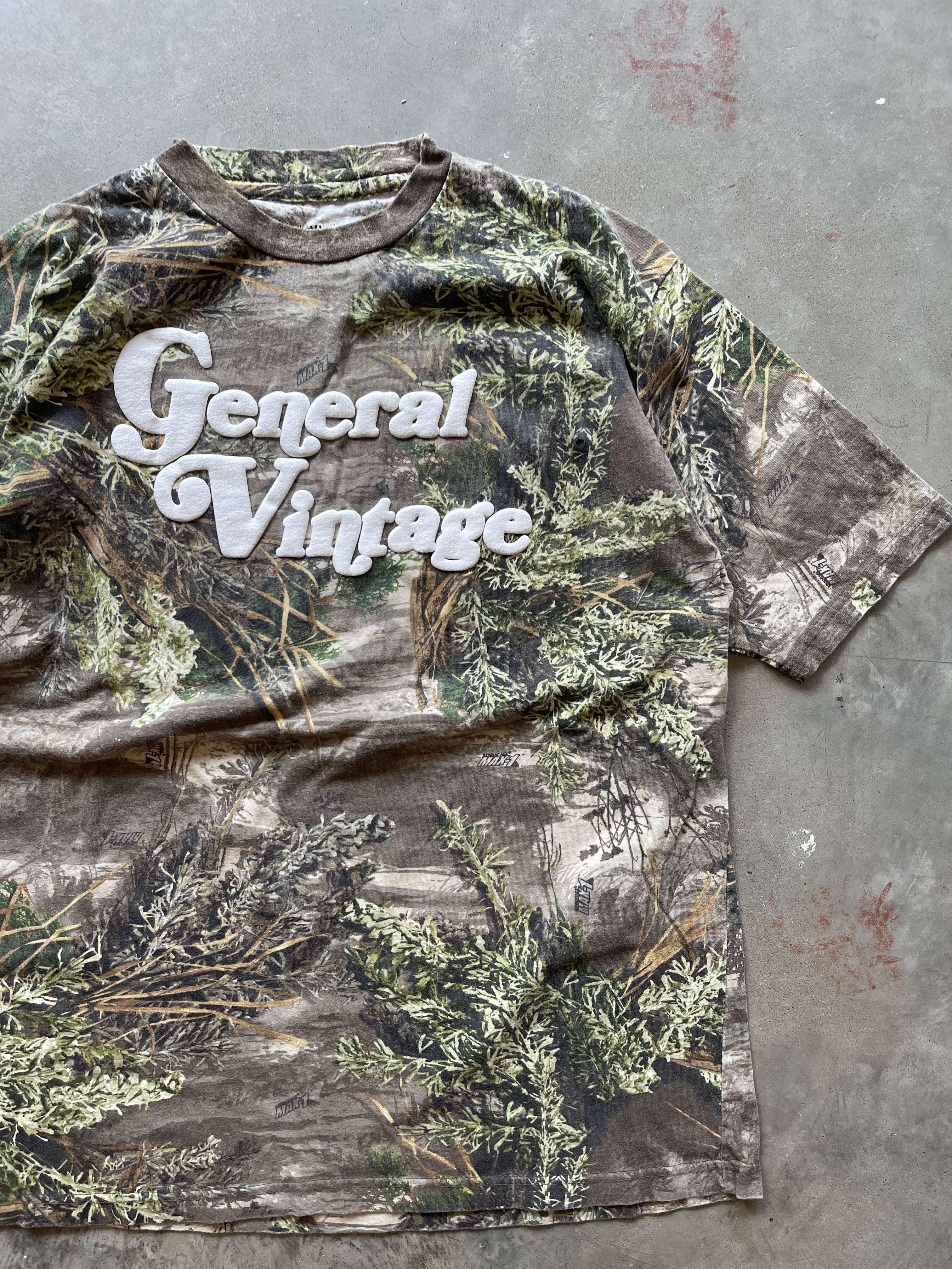 General Vintage Camo Puff Print Shirt (XL)