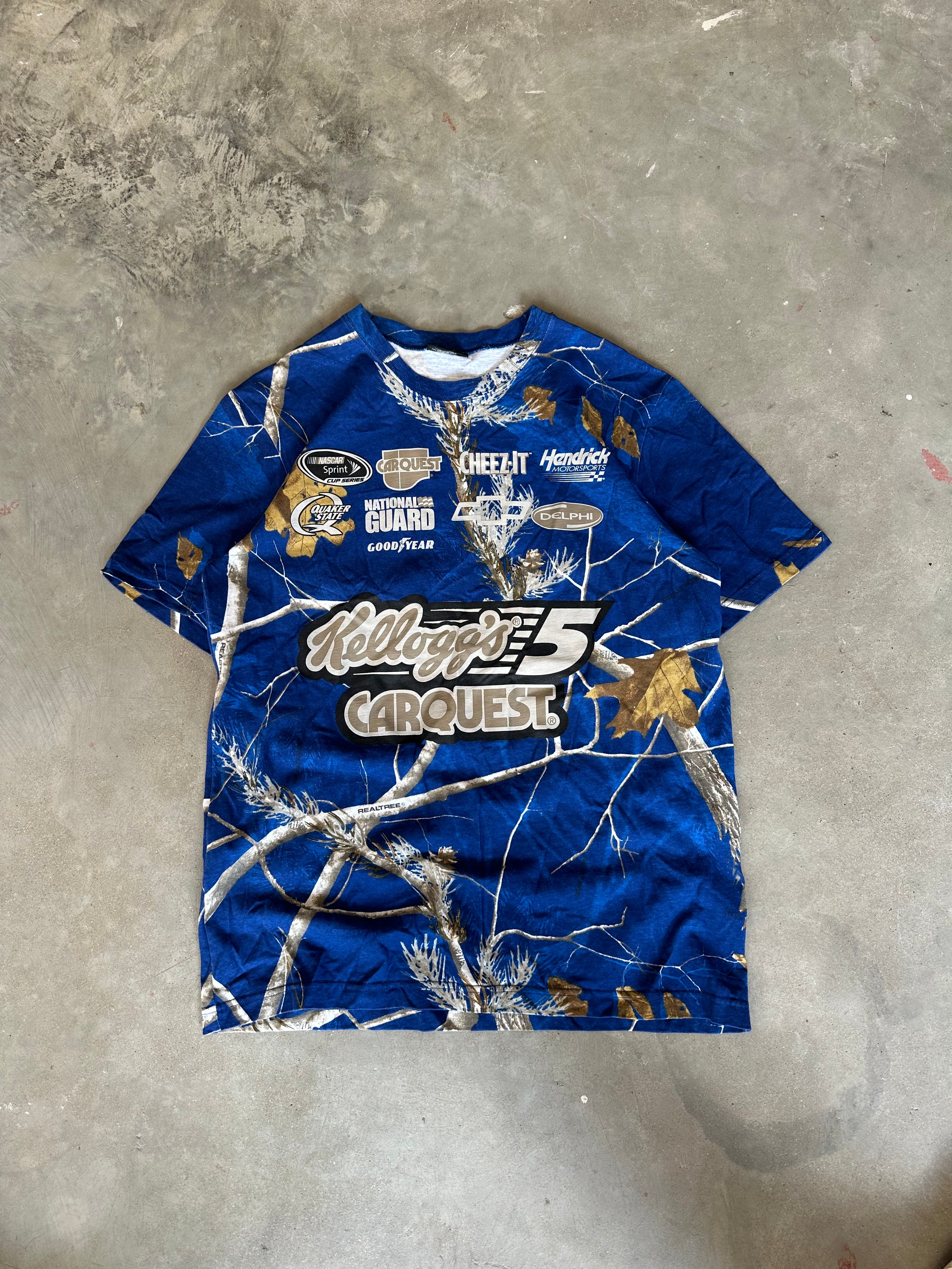 Y2K Kellogg’s Carquest Camo T-Shirt (L)