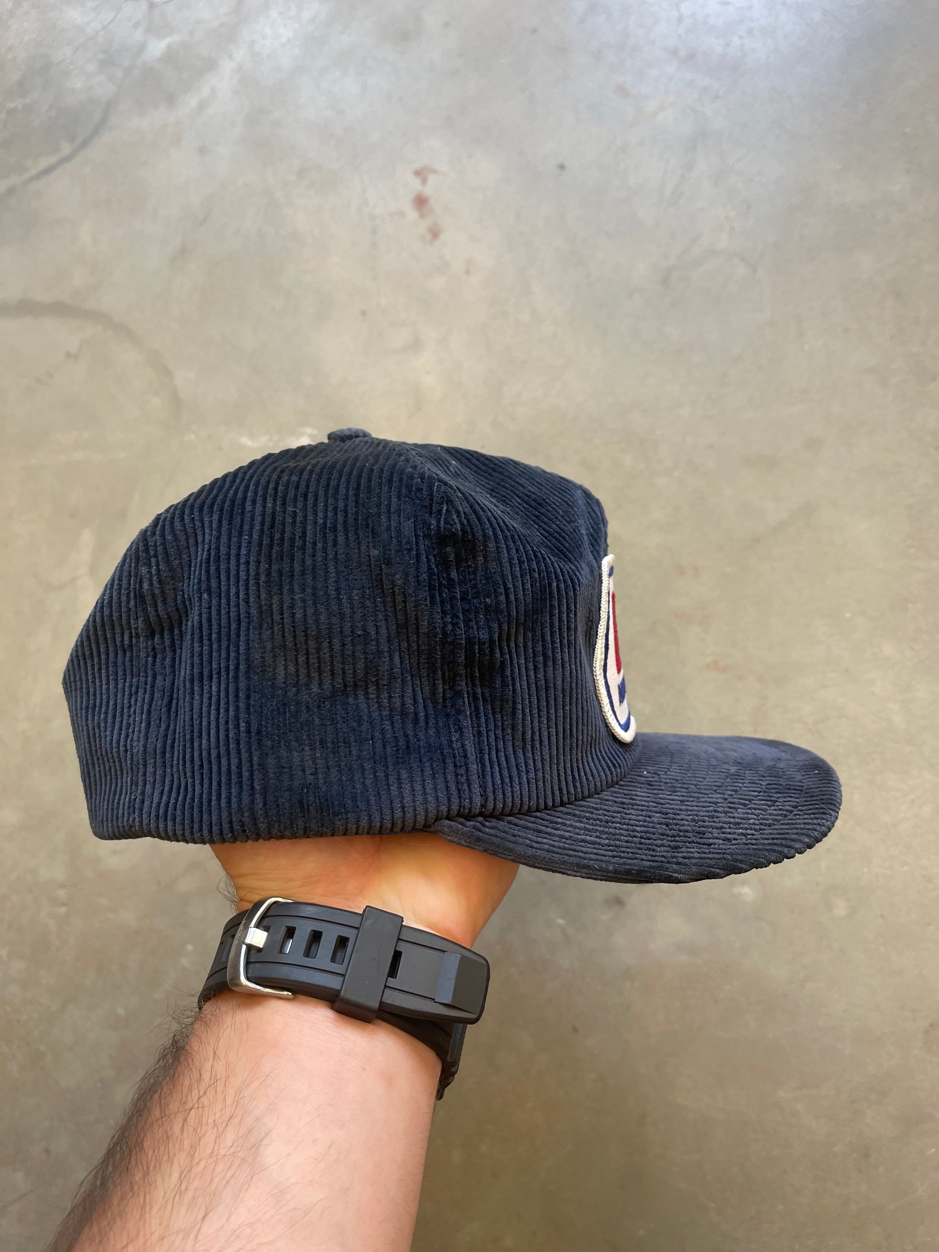 Vintage Marathon Corduroy Patch Hat