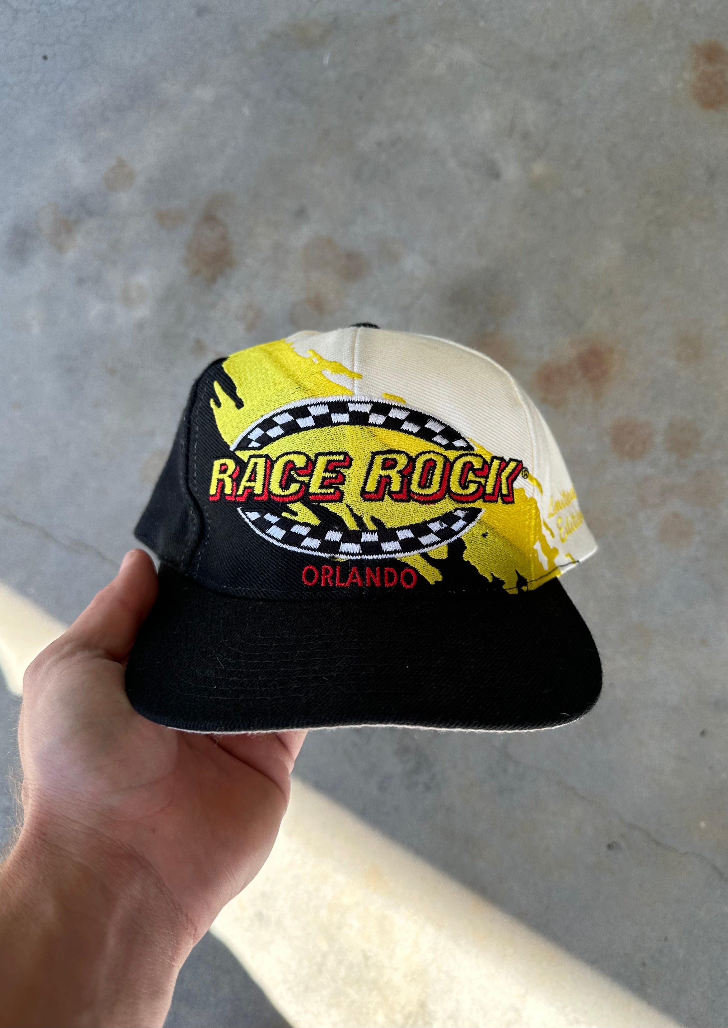 1990s Race Rock Orlando Splash SnapBack