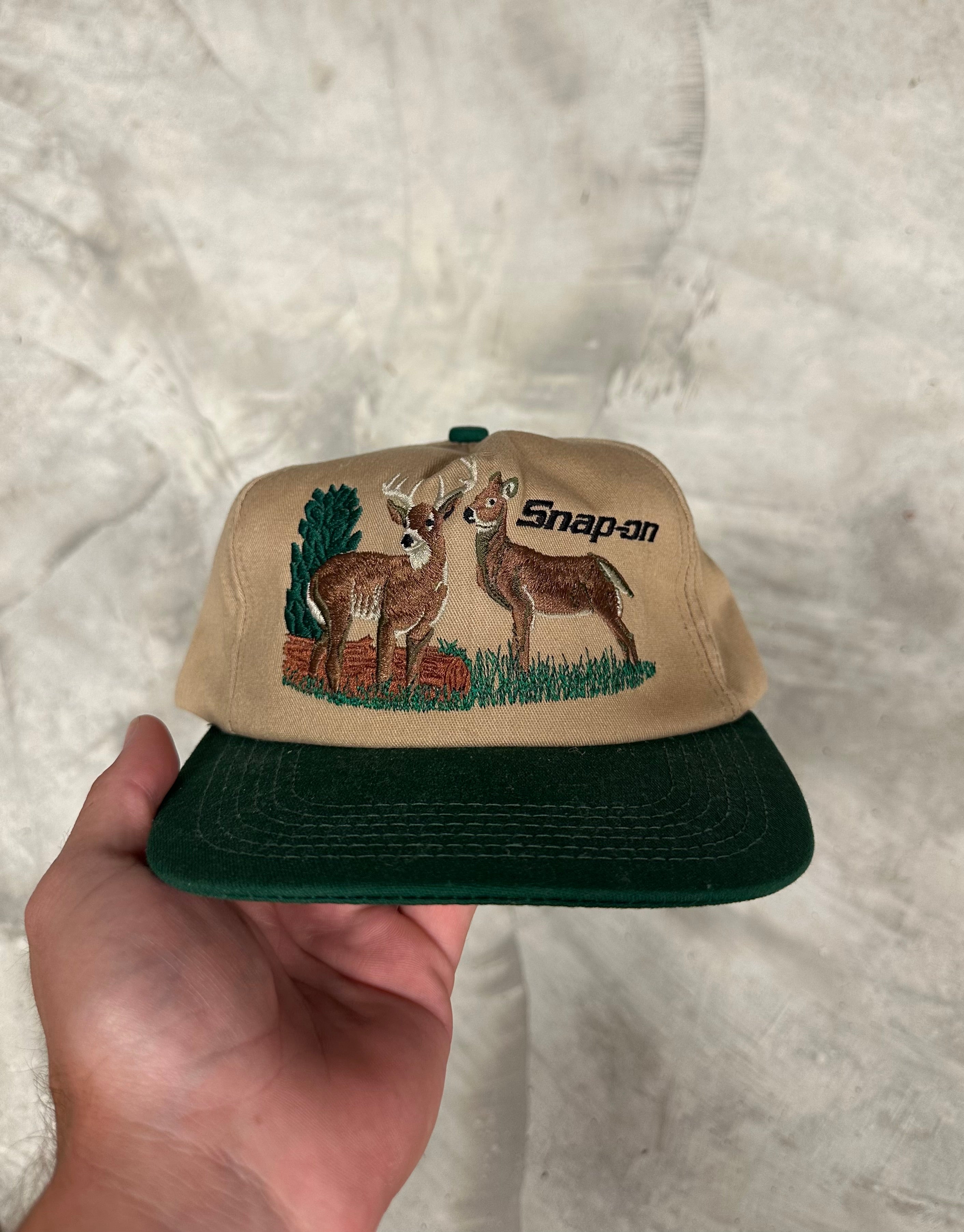 1990s Snap-On Deer Snapback