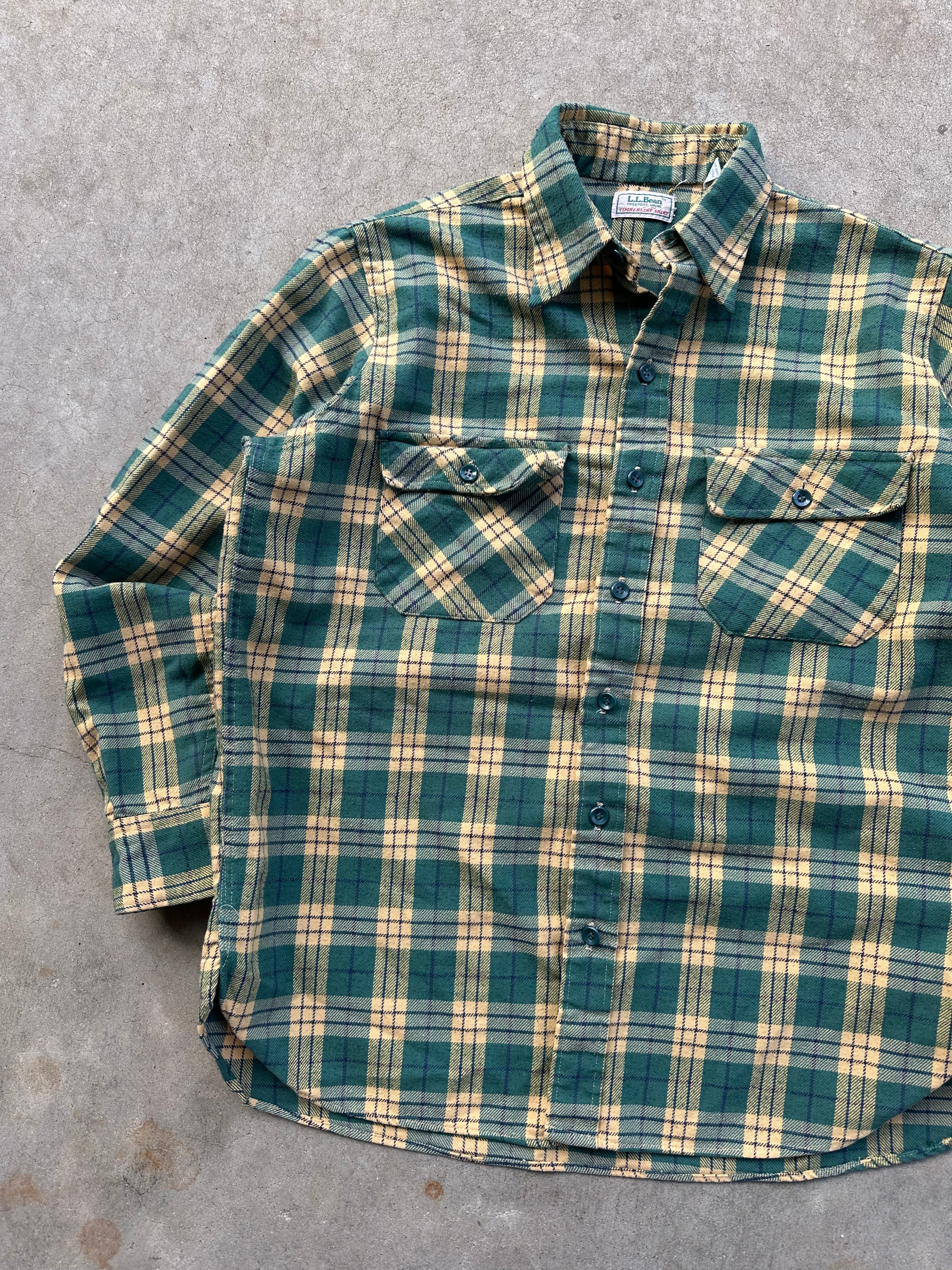 1990s LL Bean Timberline Flannel Button Up (M)