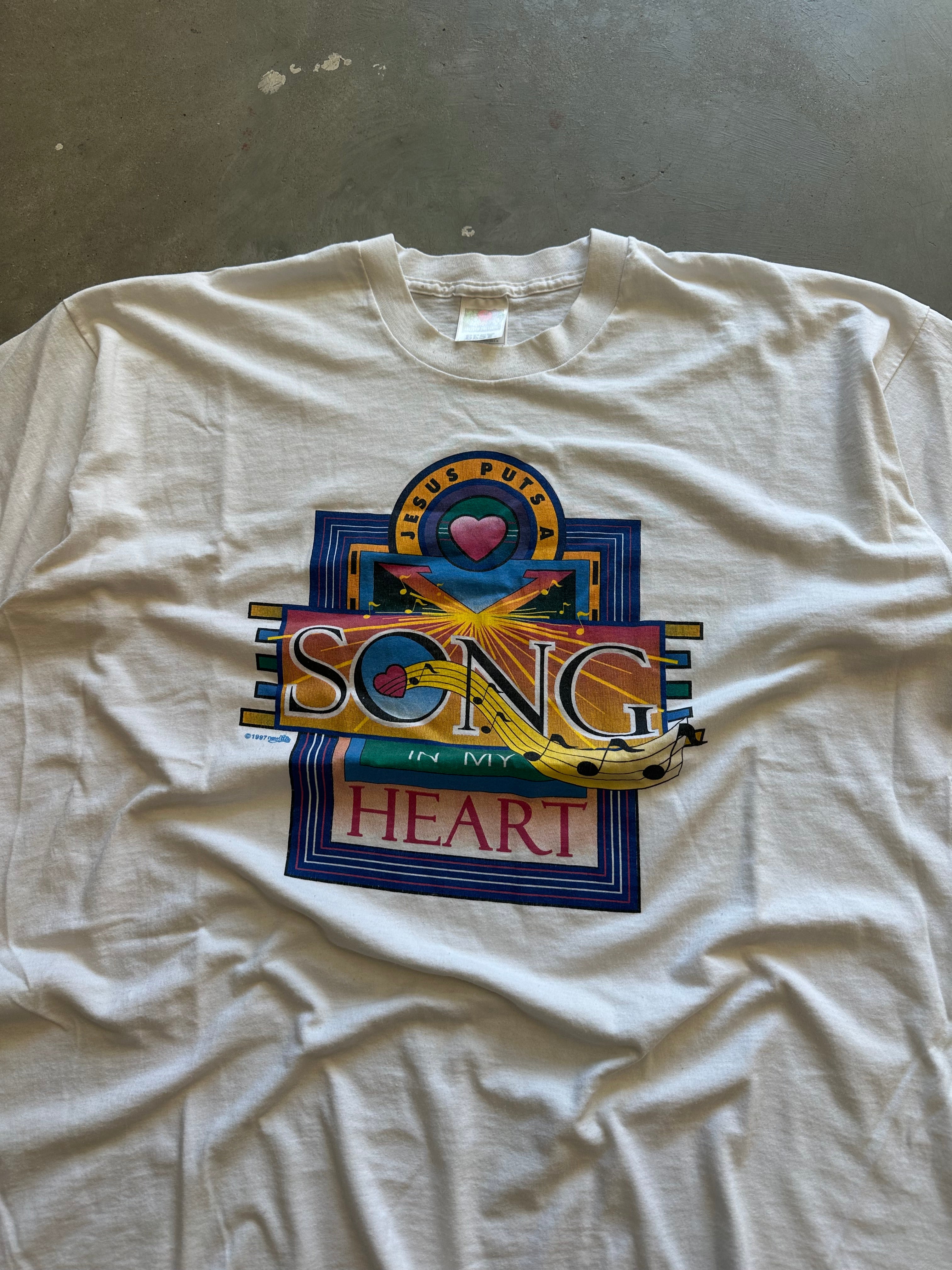 1997 Song In My Heart Jesus T-Shirt (2XL)