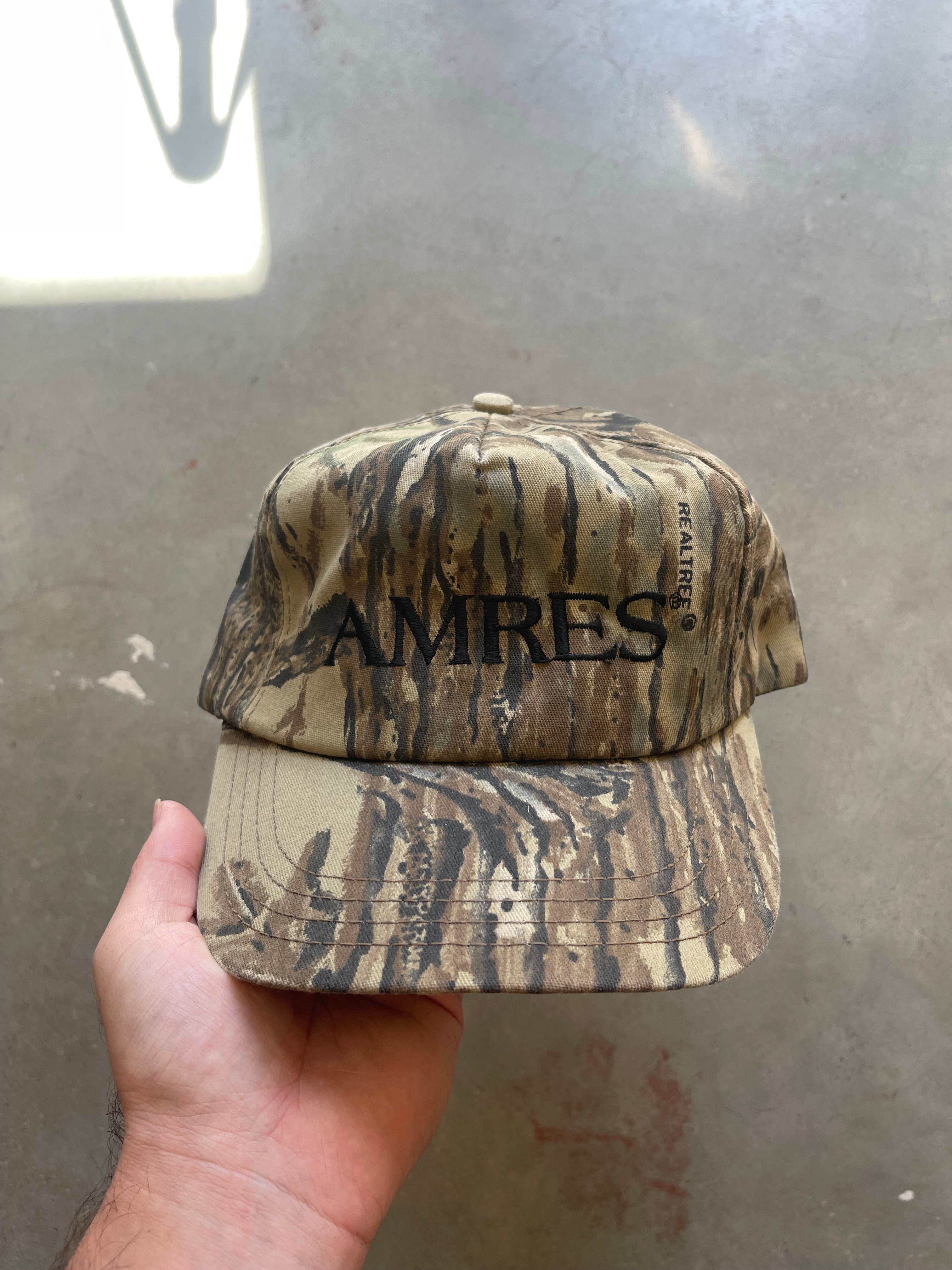 Vintage Realtree Camo Amres Hat